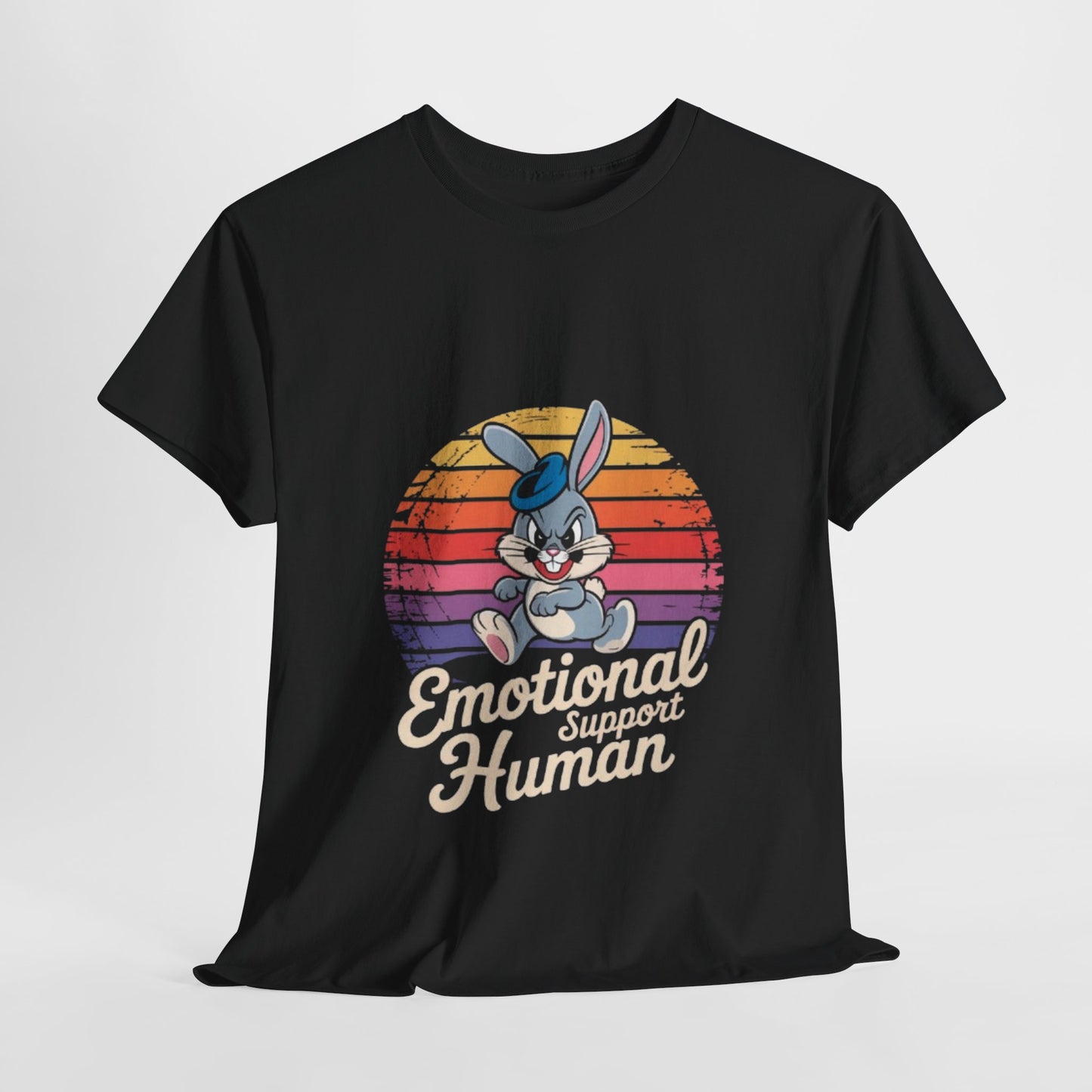 Unisex Heavy Cotton T-Shirt -Emotional Support Human Tee
