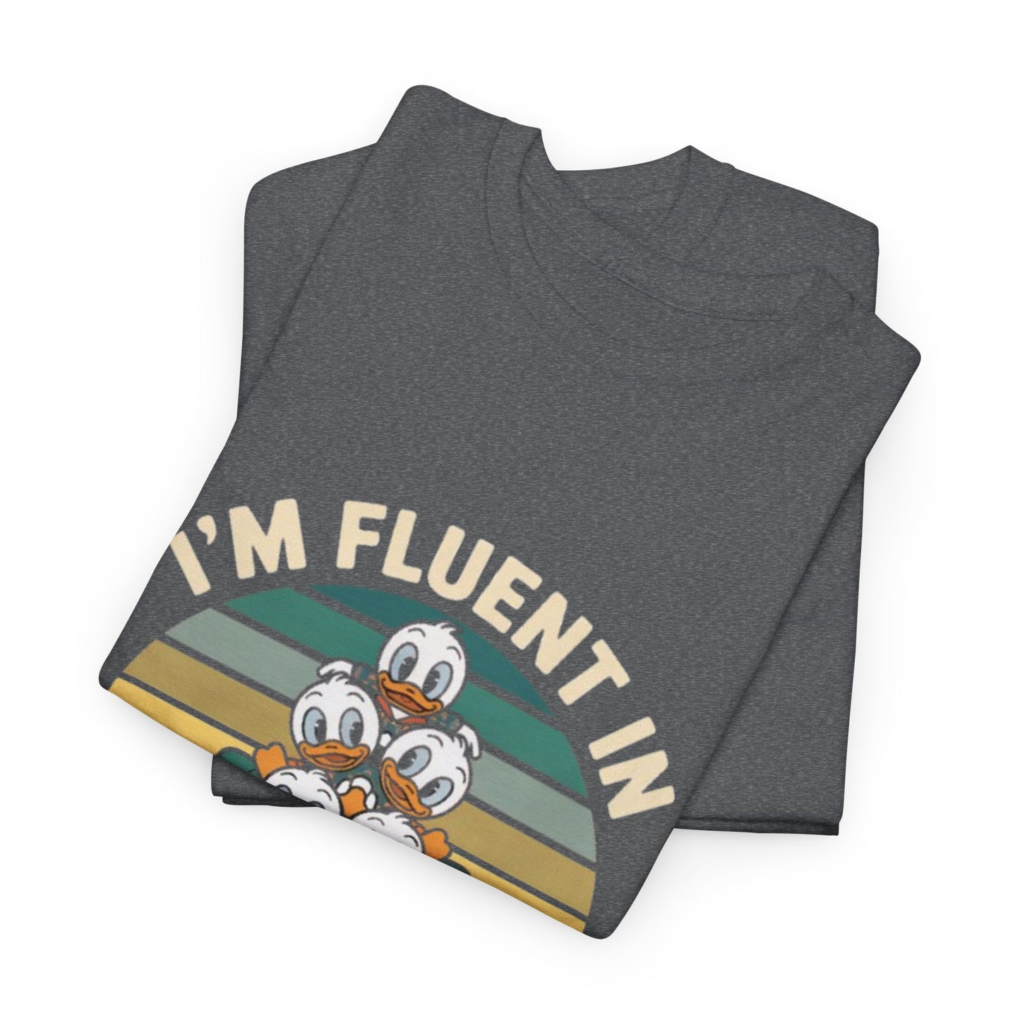 Unisex Heavy Cotton Tee -Fluent in Eye Contact
