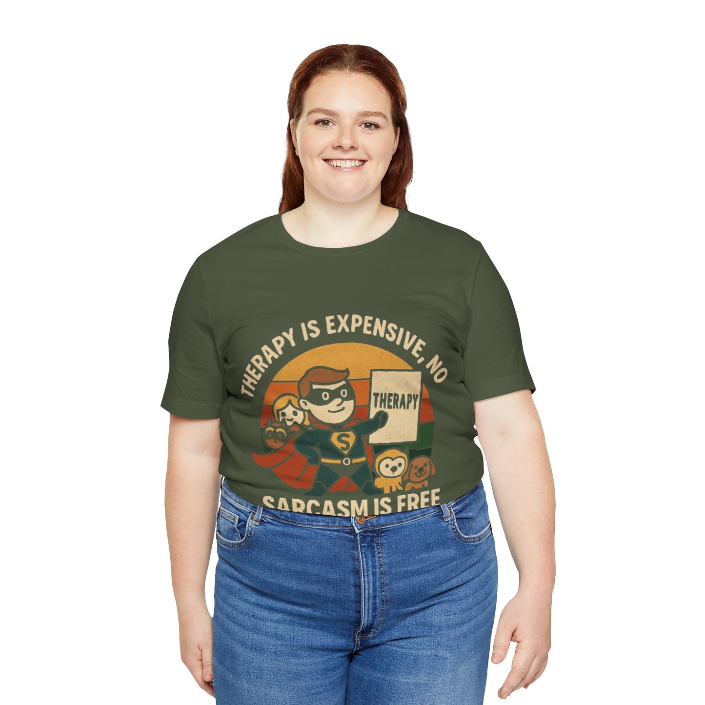 Therapy Humor Tee | Unisex Jersey Short Sleeve Tee, Mental Health Awareness