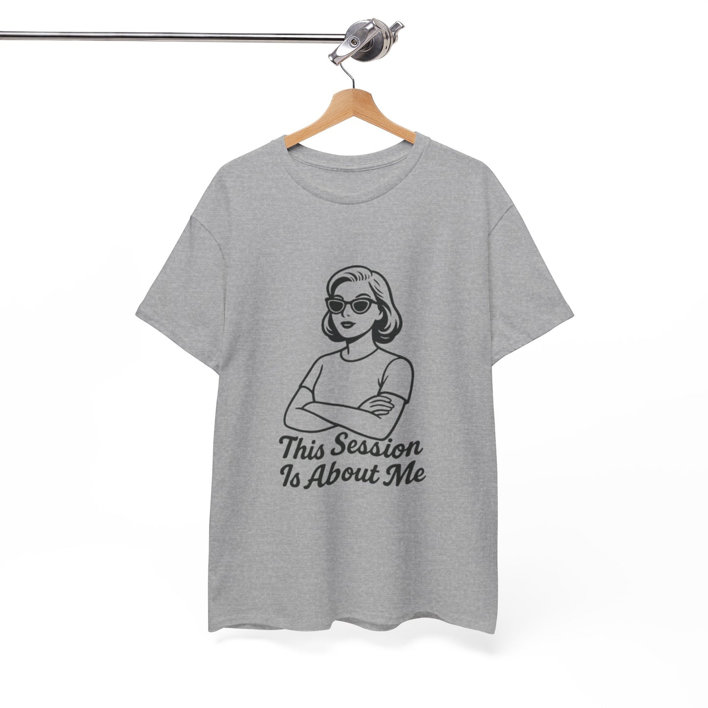 Empowered Statement Tee - This Session Is About Me