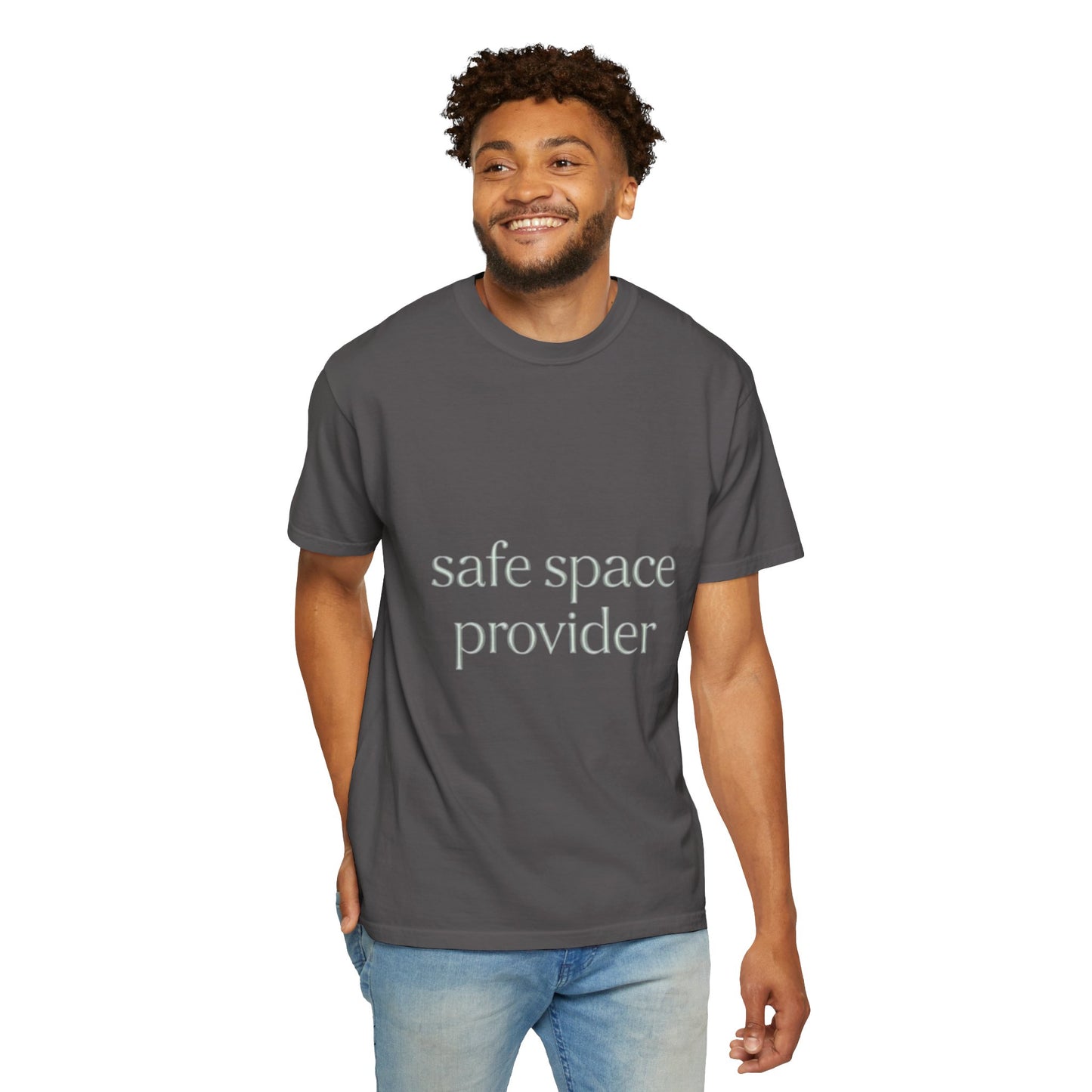 Unisex Garment-Dyed T-shirt -Safe Space Provider