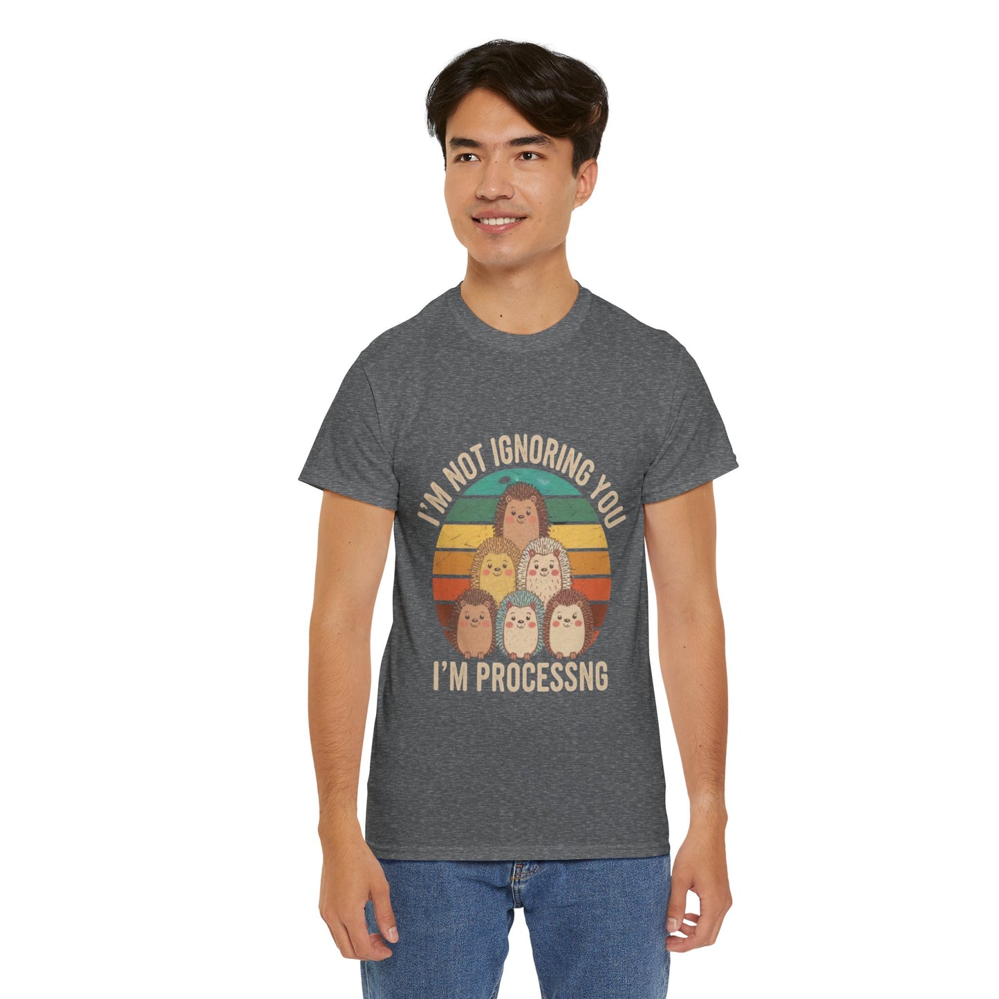 Funny Psychology Unisex Tee - 'I'm Not Ignoring You, I'm Processing'