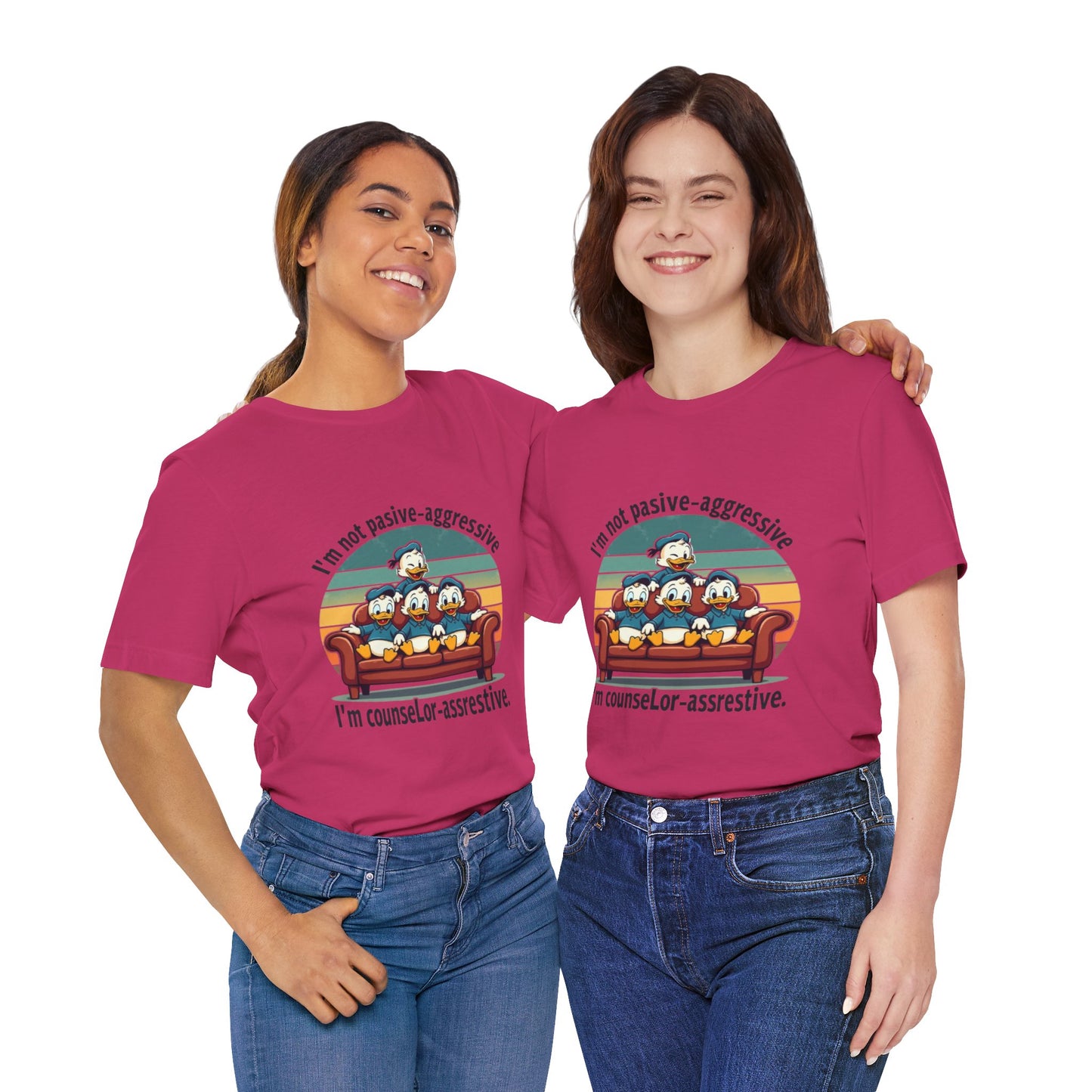 Unisex Jersey Short Sleeve T-Shirt -Funny Counsel-Assertive Tee