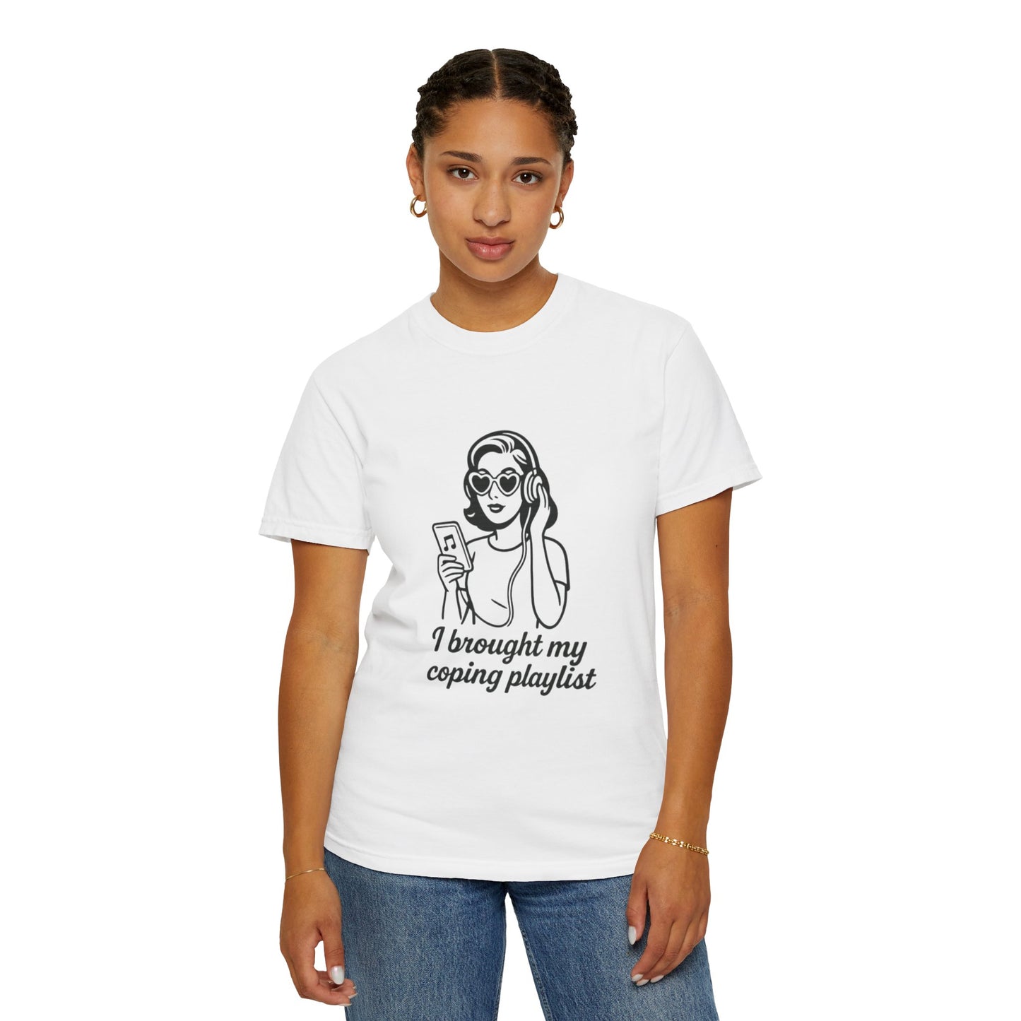Chill Vibes T-Shirt, I Brought My Coping Playlist Unisex Tee