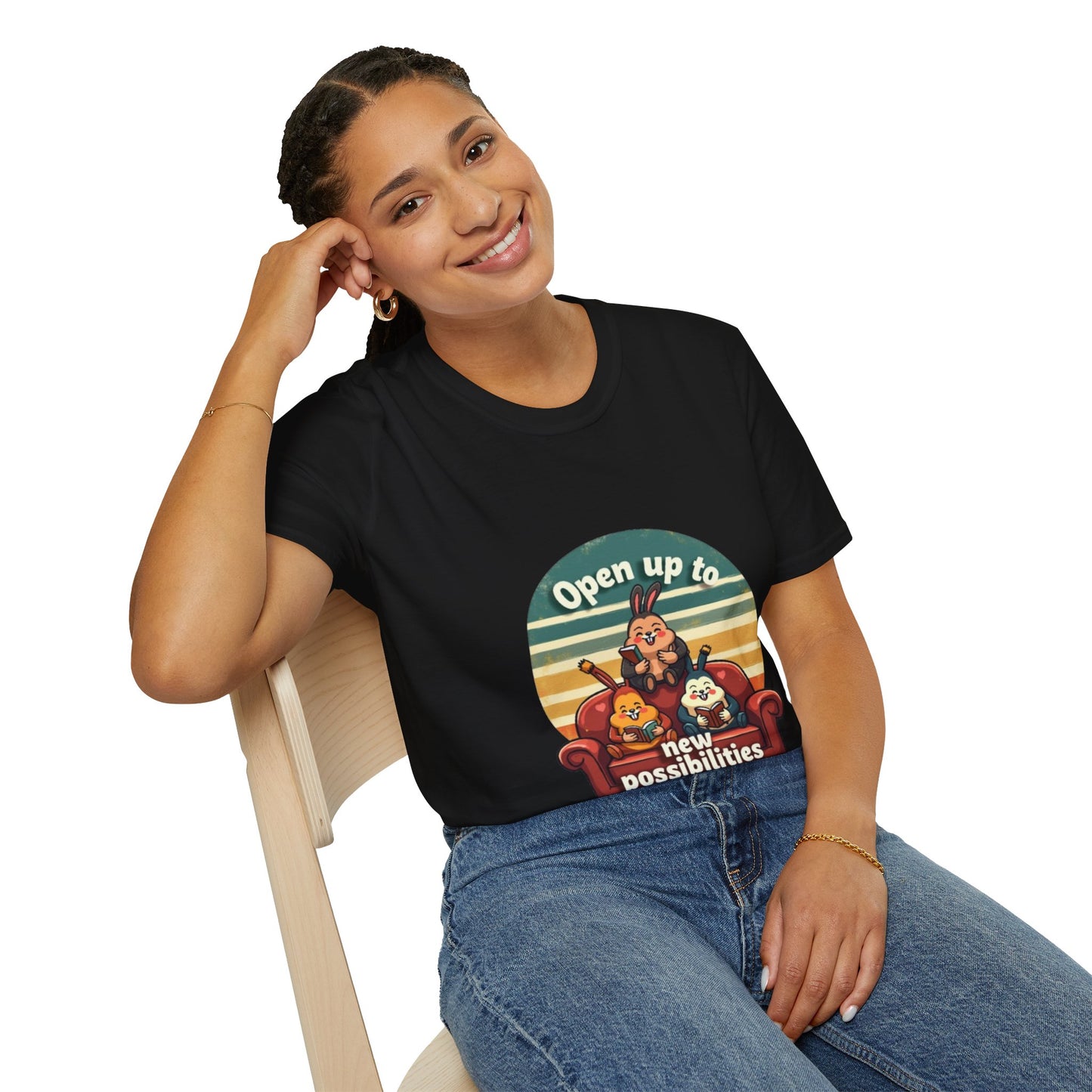 Motivational T-Shirt - Open Up to New Possibilities