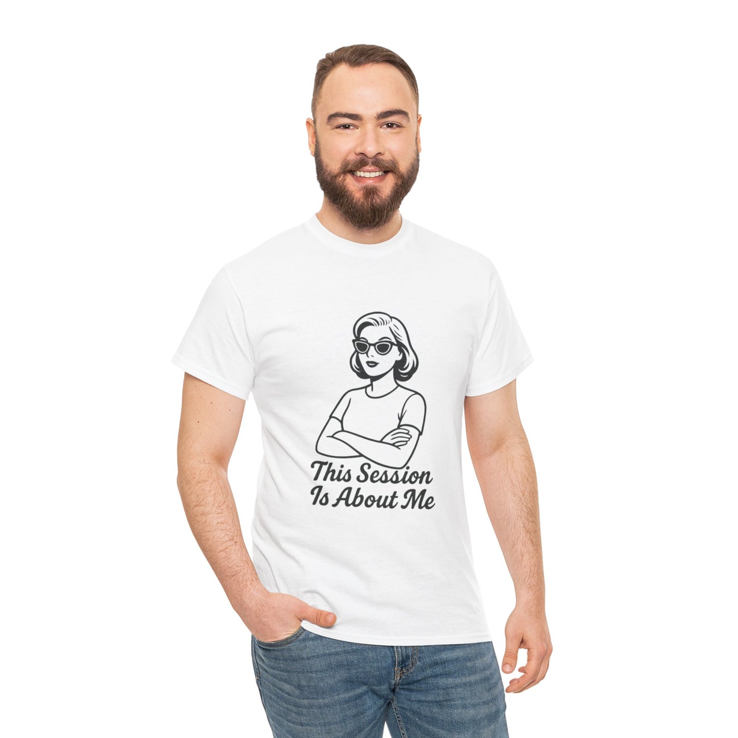 Empowered Statement Tee - This Session Is About Me