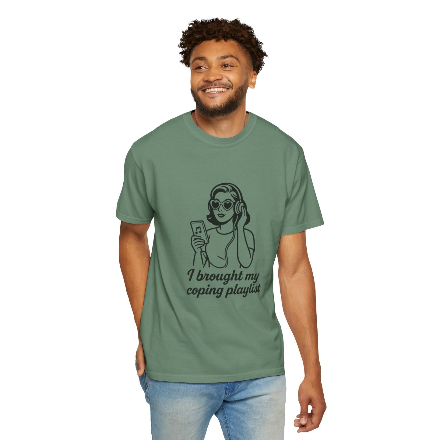 Chill Vibes T-Shirt, I Brought My Coping Playlist Unisex Tee