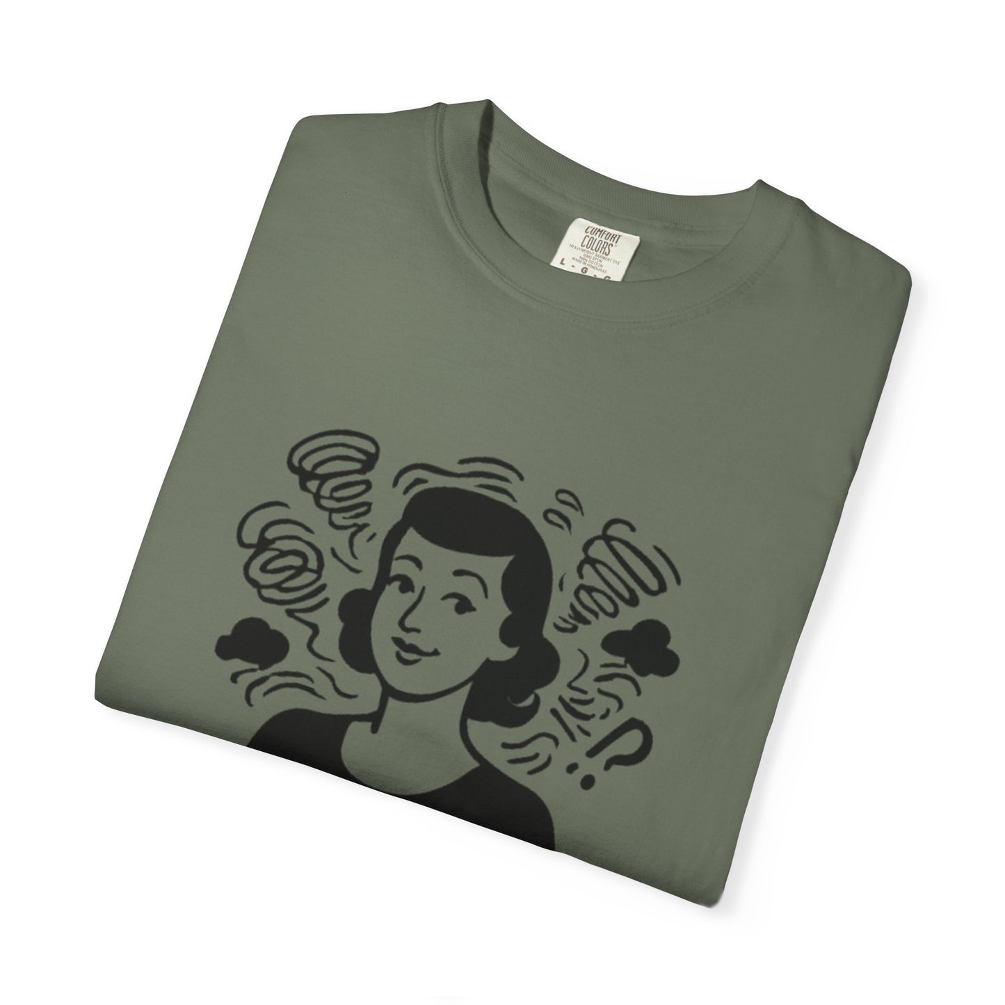 Calm on the Outside T-Shirt, Unisex Garment-Dyed Tee