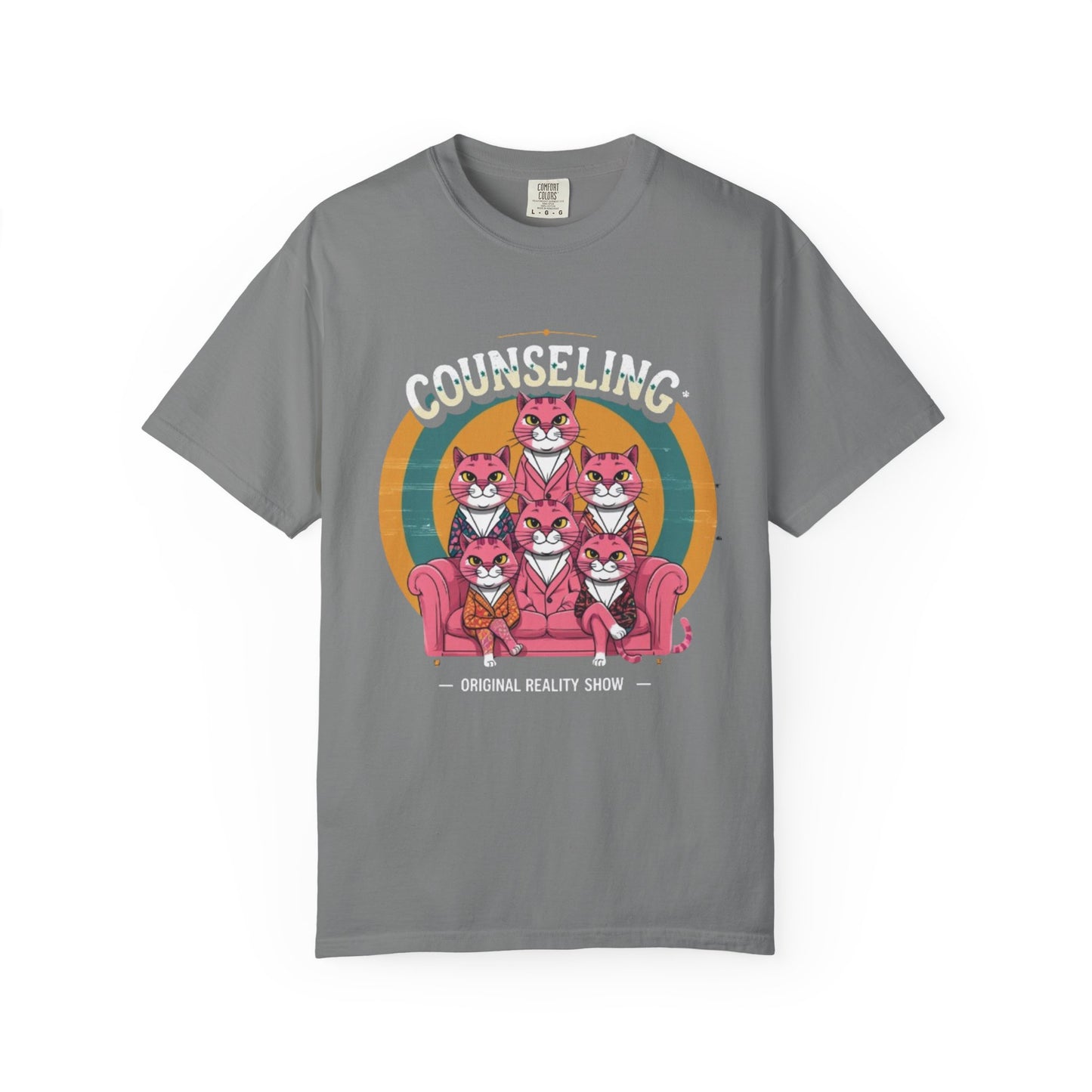 Unisex Garment-Dyed T-Shirt -Counseling Cats