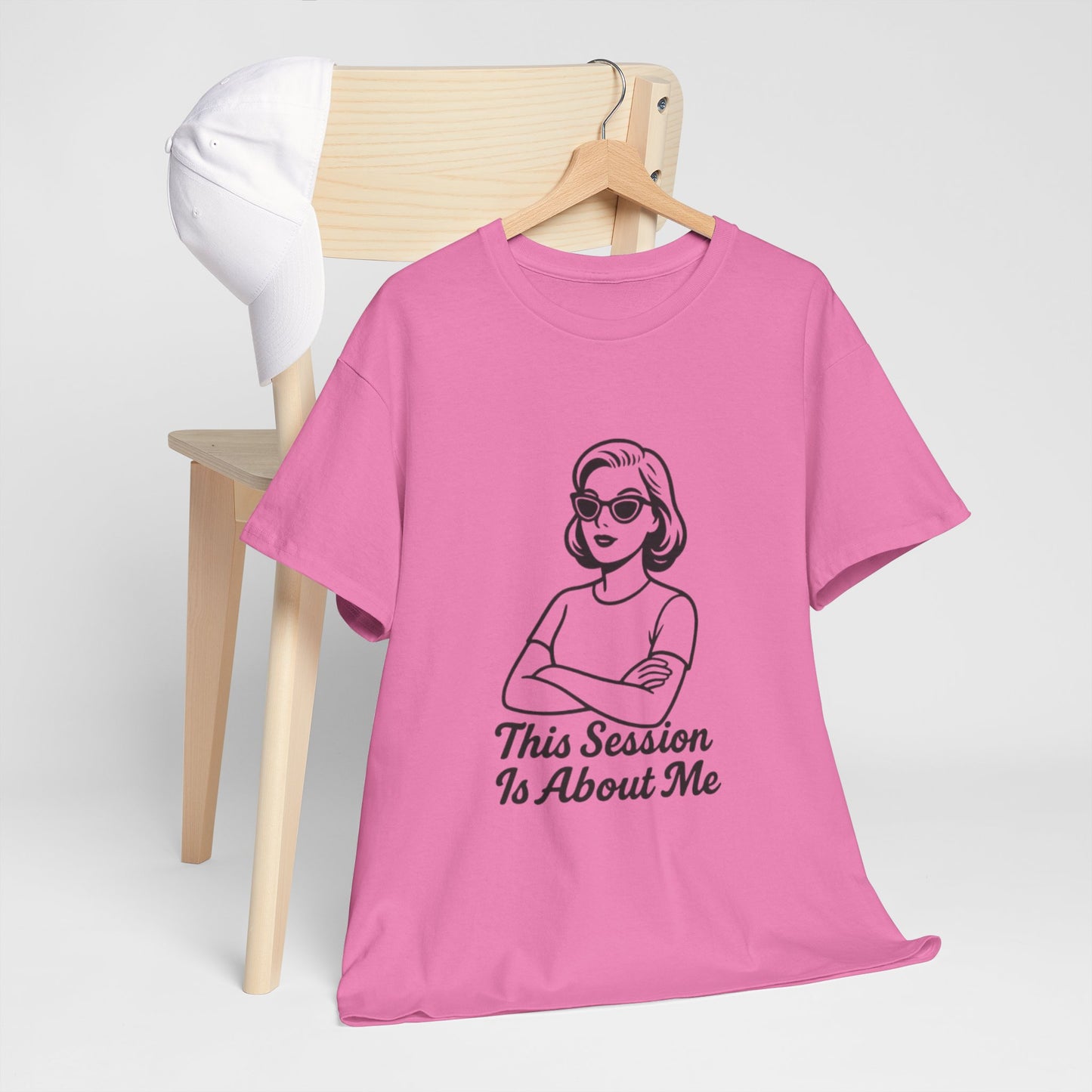 Empowered Statement Tee - This Session Is About Me