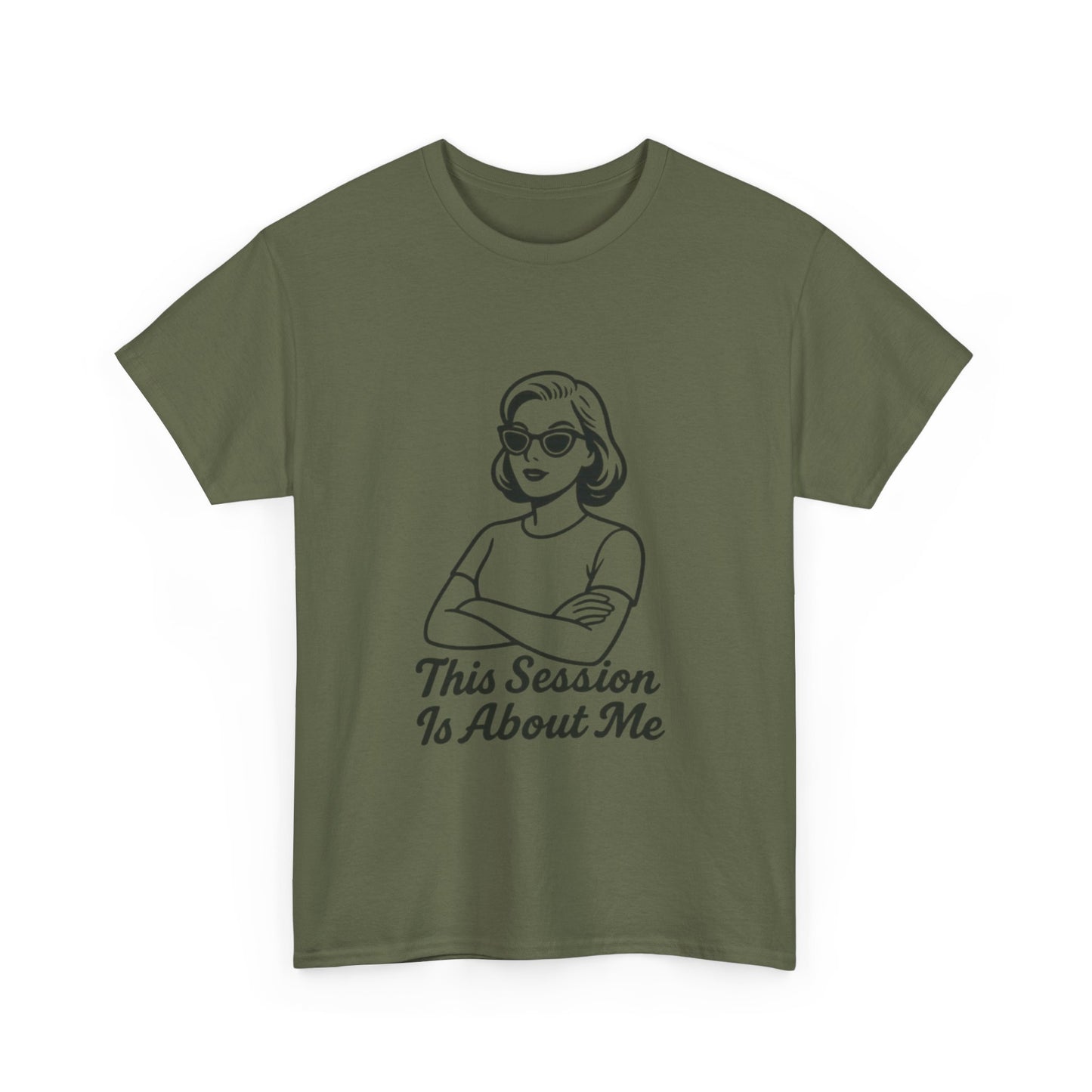 Empowered Statement Tee - This Session Is About Me