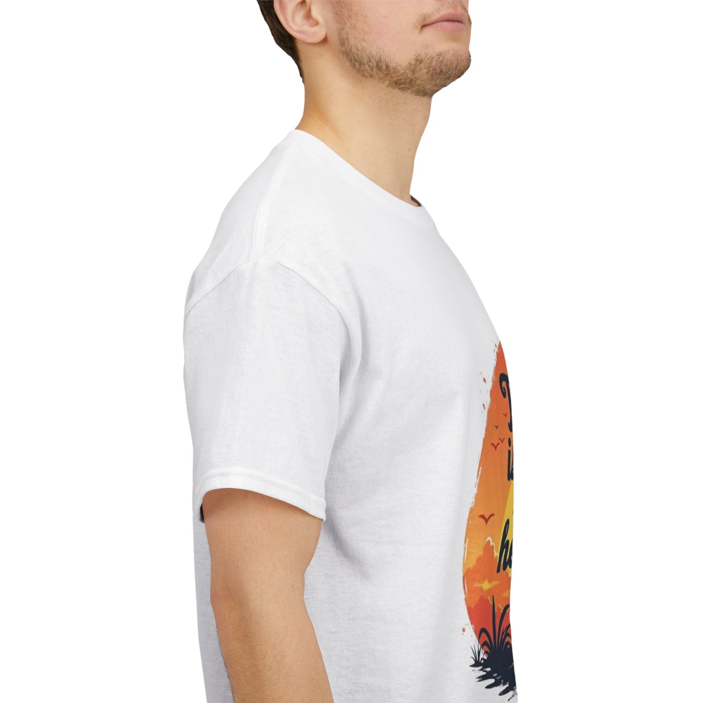 Unisex Heavy Cotton Tee - The Brain is Powerful' Inspirational T-Shirt