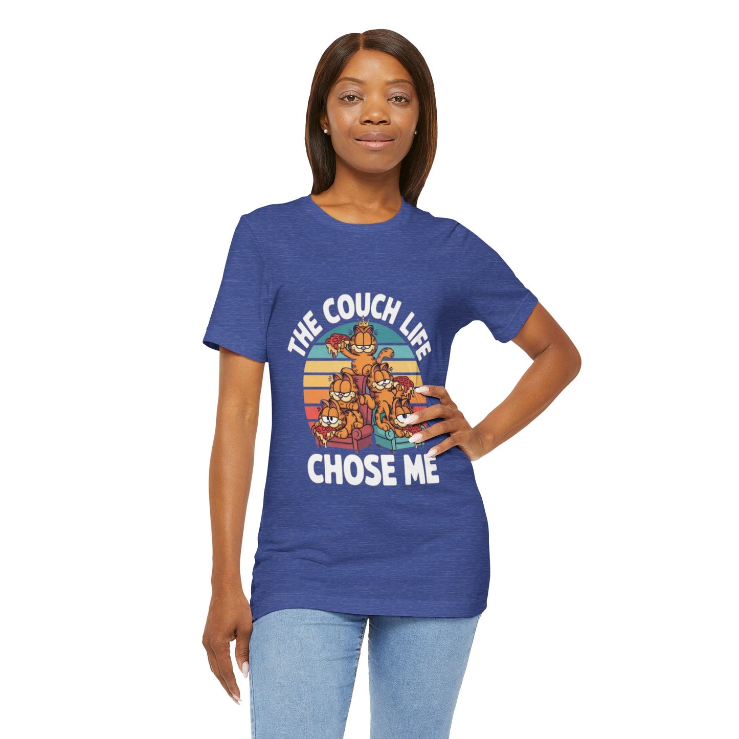 Vintage Unisex Tee - The Couch Life Chose Me