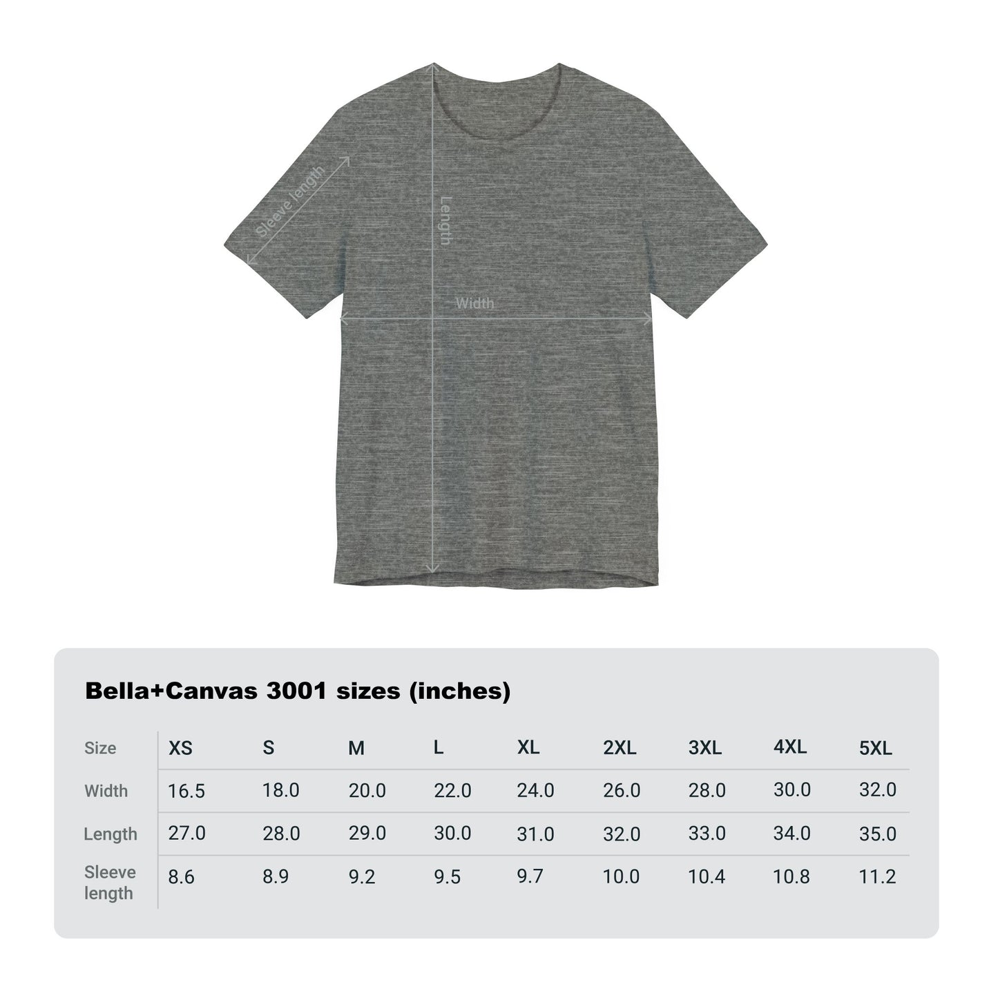 Unisex Jersey Short Sleeve T-Shirt