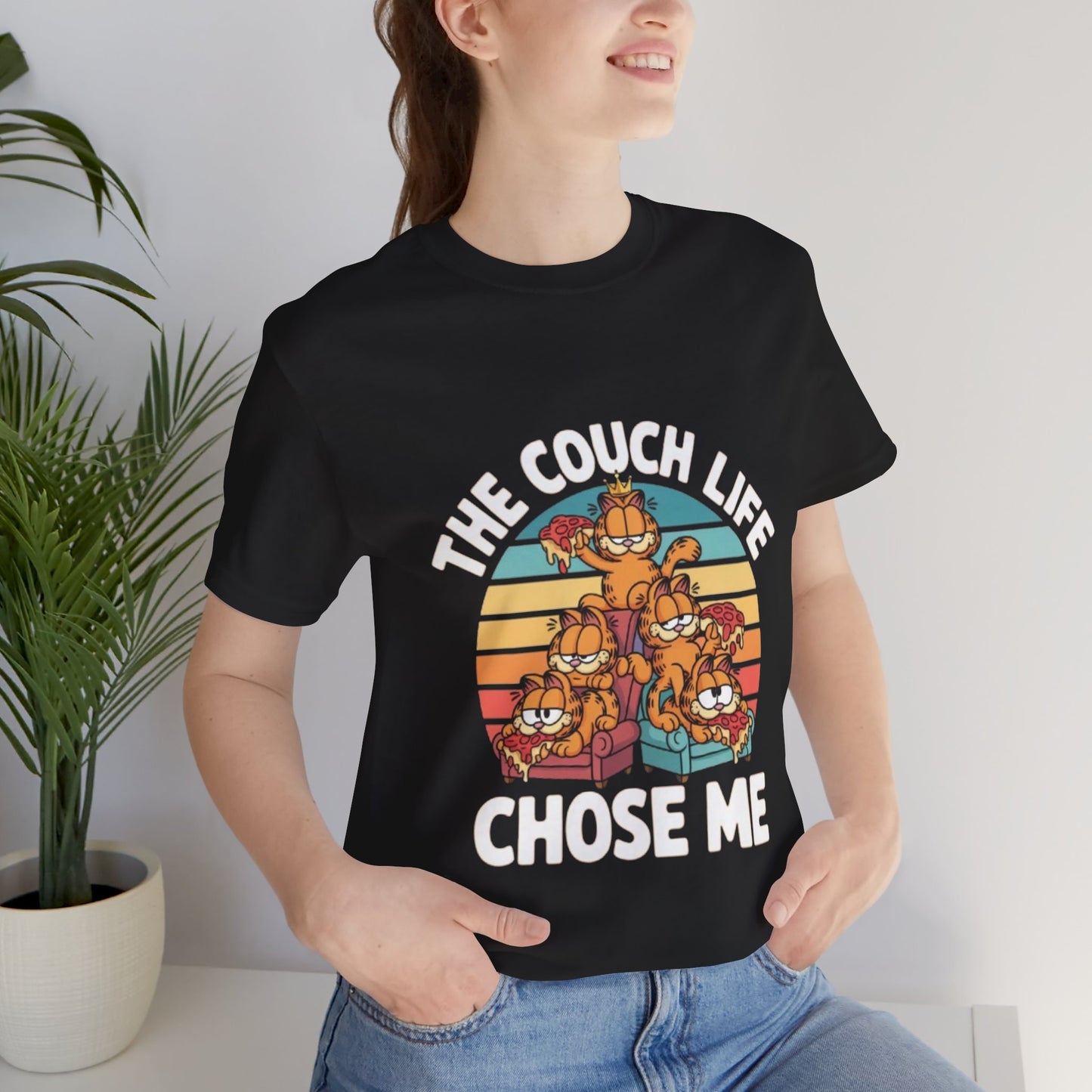 Vintage Unisex Tee - The Couch Life Chose Me