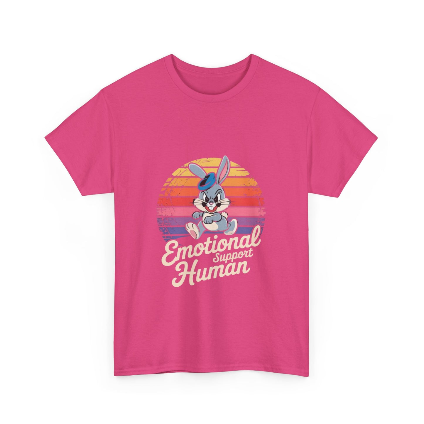 Unisex Heavy Cotton T-Shirt -Emotional Support Human Tee