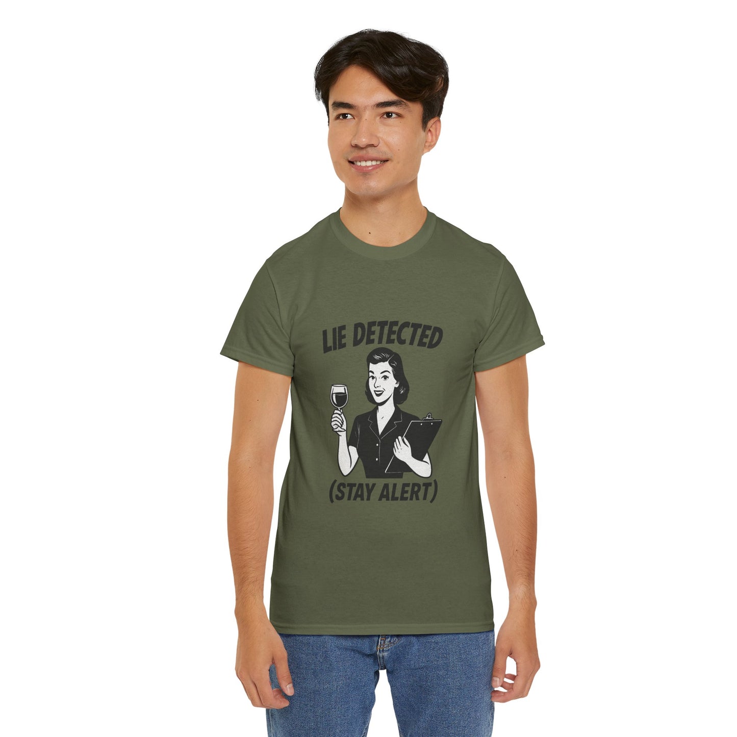 Funny Lie Detected Unisex Tee