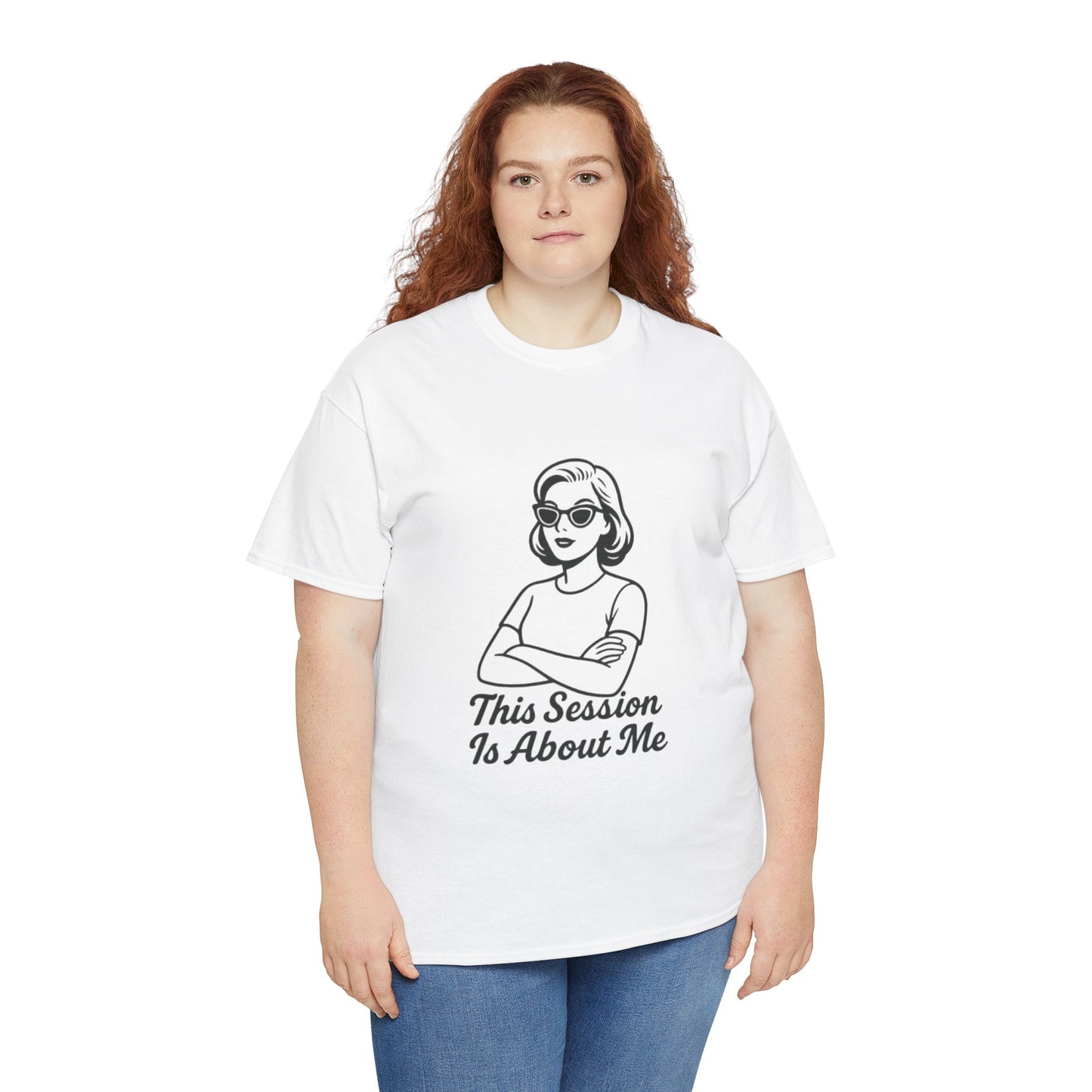 Empowered Statement Tee - This Session Is About Me