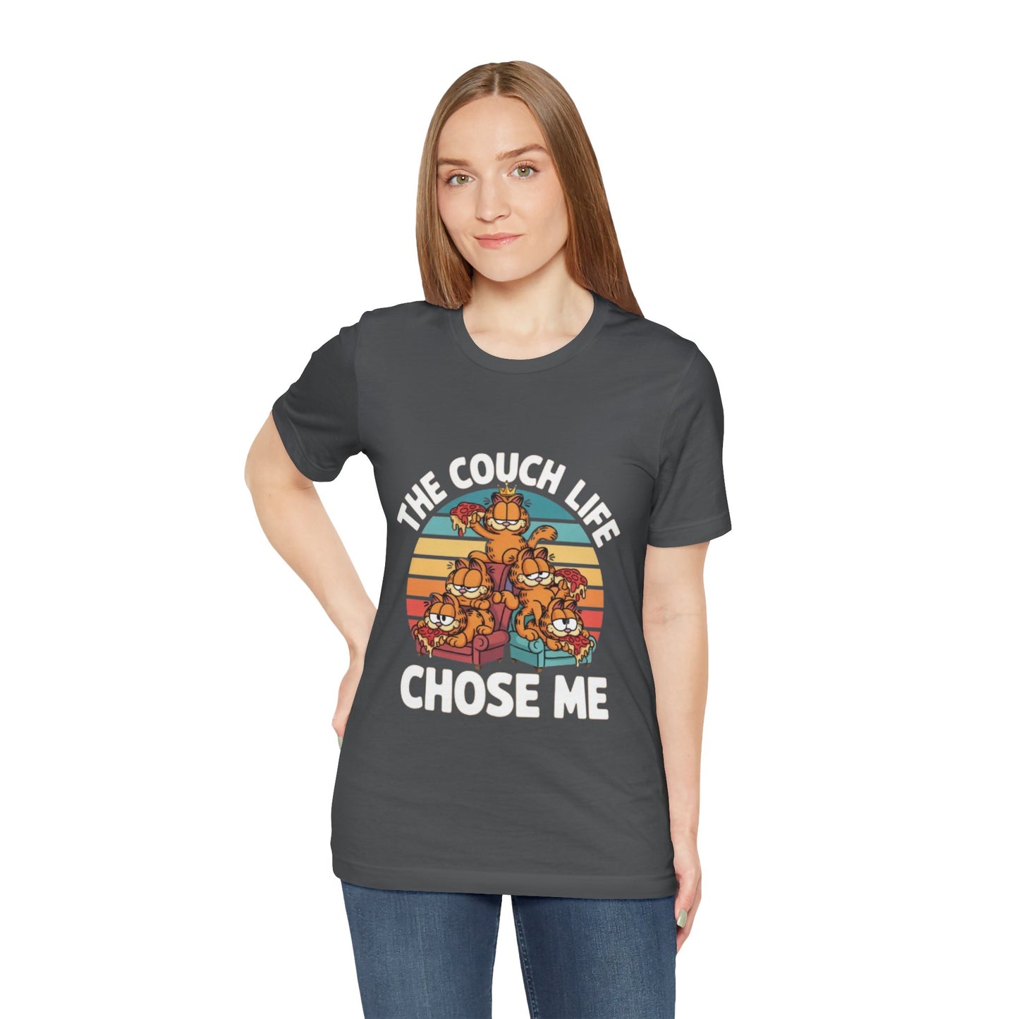 Vintage Unisex Tee - The Couch Life Chose Me