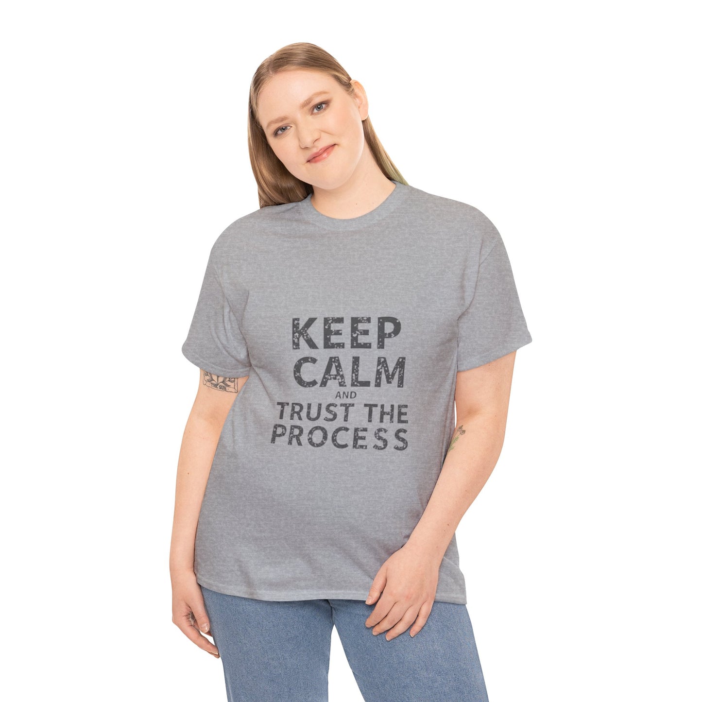Unisex Heavy Cotton Tee -Keep Calm