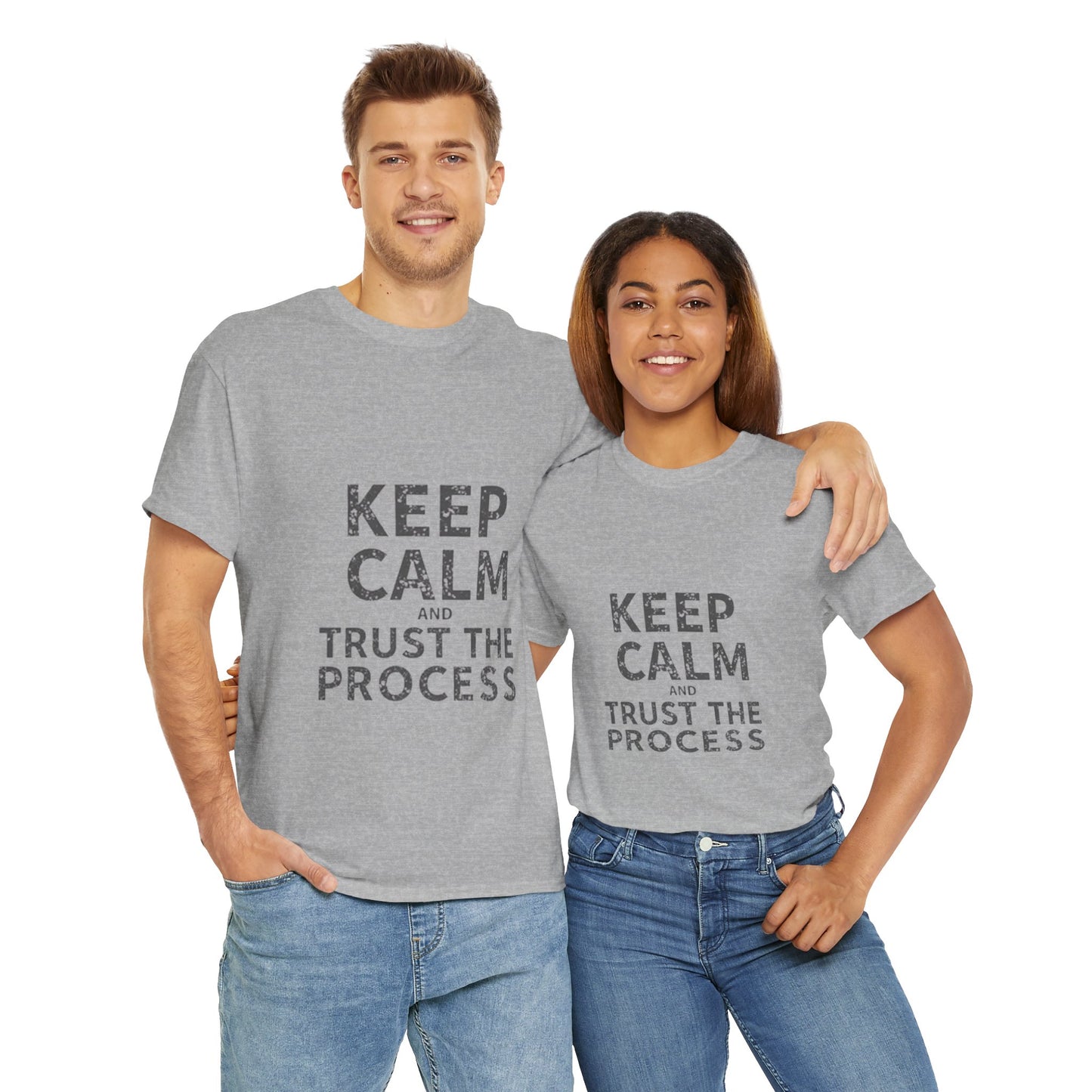 Unisex Heavy Cotton Tee -Keep Calm