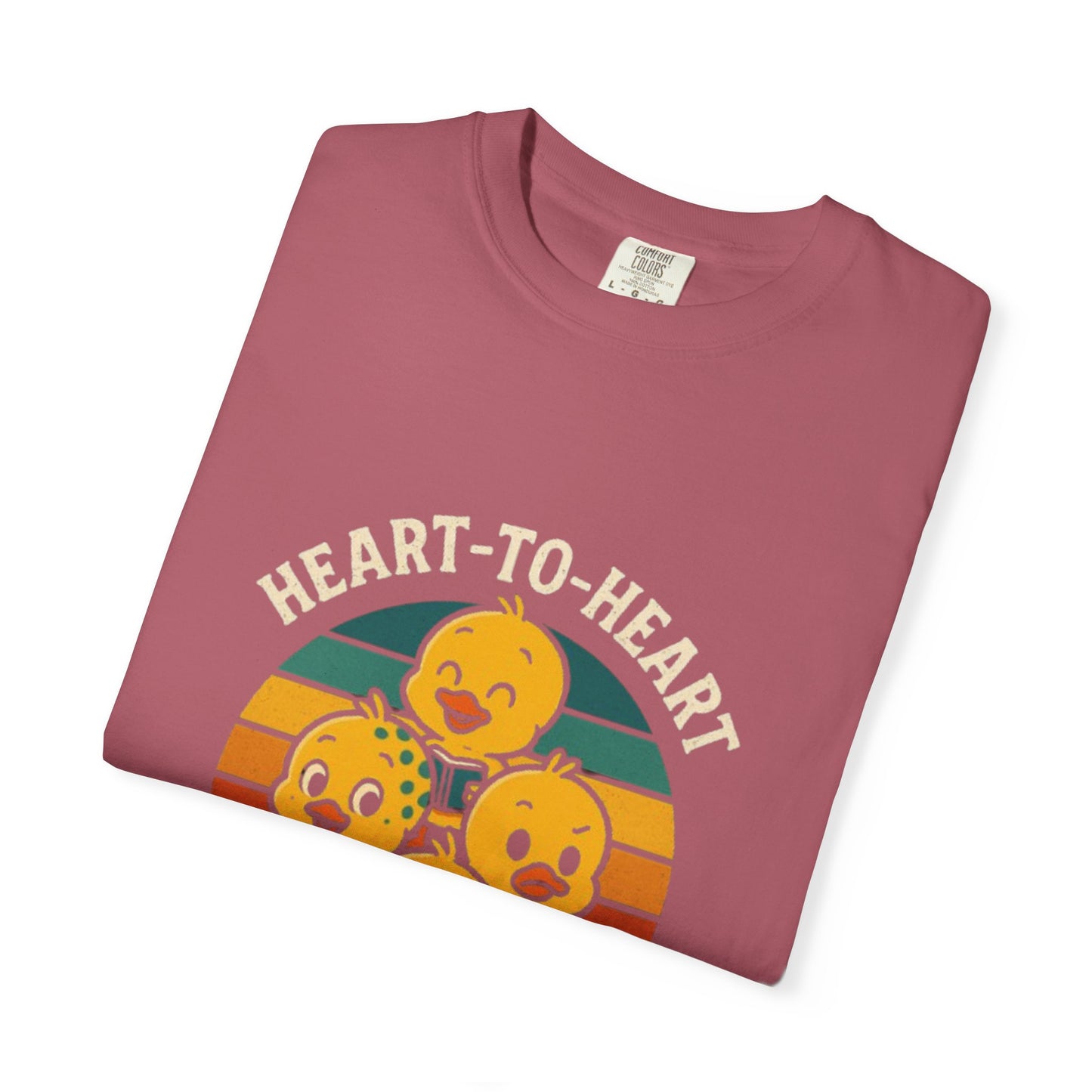 Unisex Garment-Dyed T-Shirt -Heart-to-Heart Talk