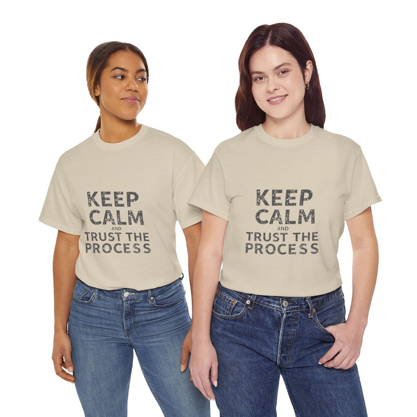 Unisex Heavy Cotton Tee -Keep Calm