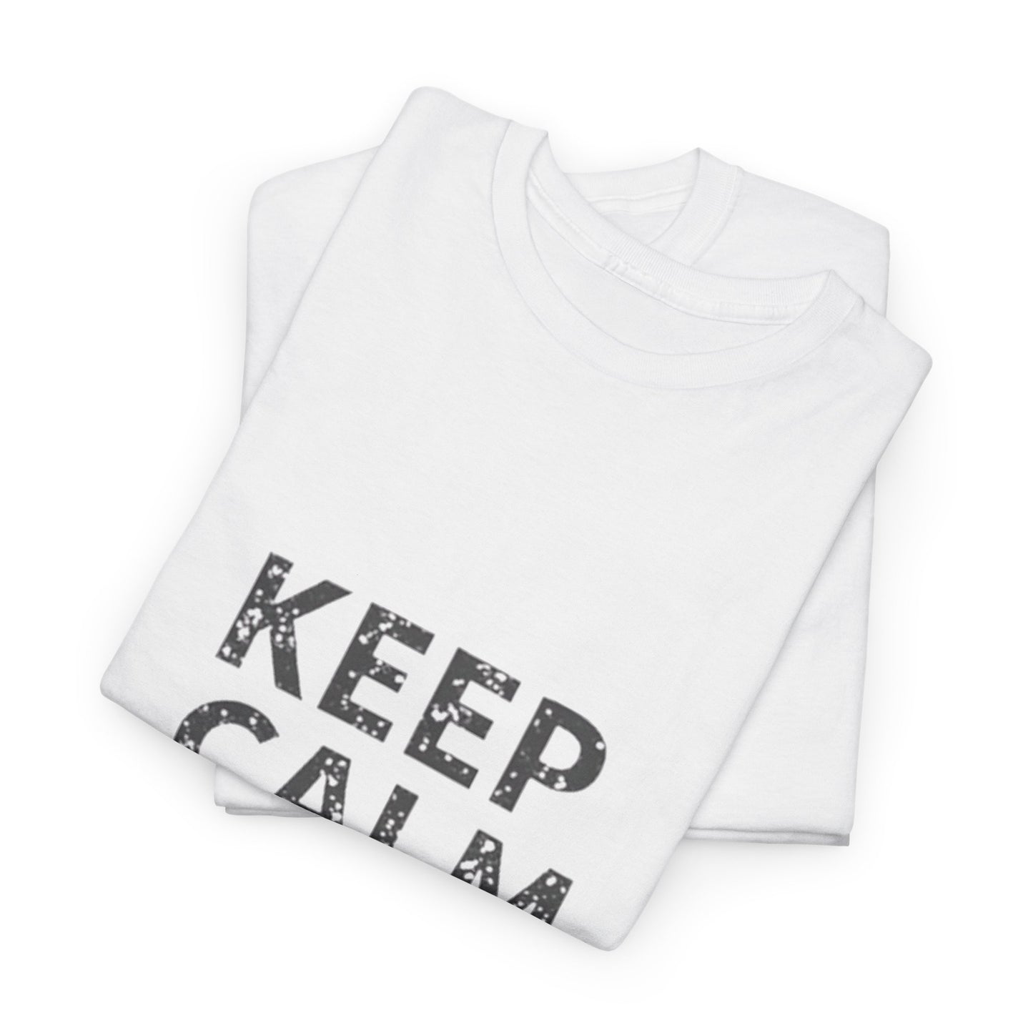Unisex Heavy Cotton Tee -Keep Calm