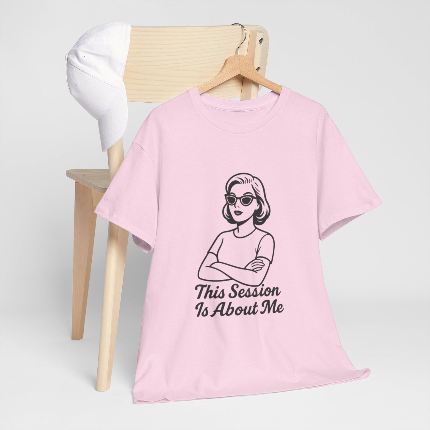 Empowered Statement Tee - This Session Is About Me