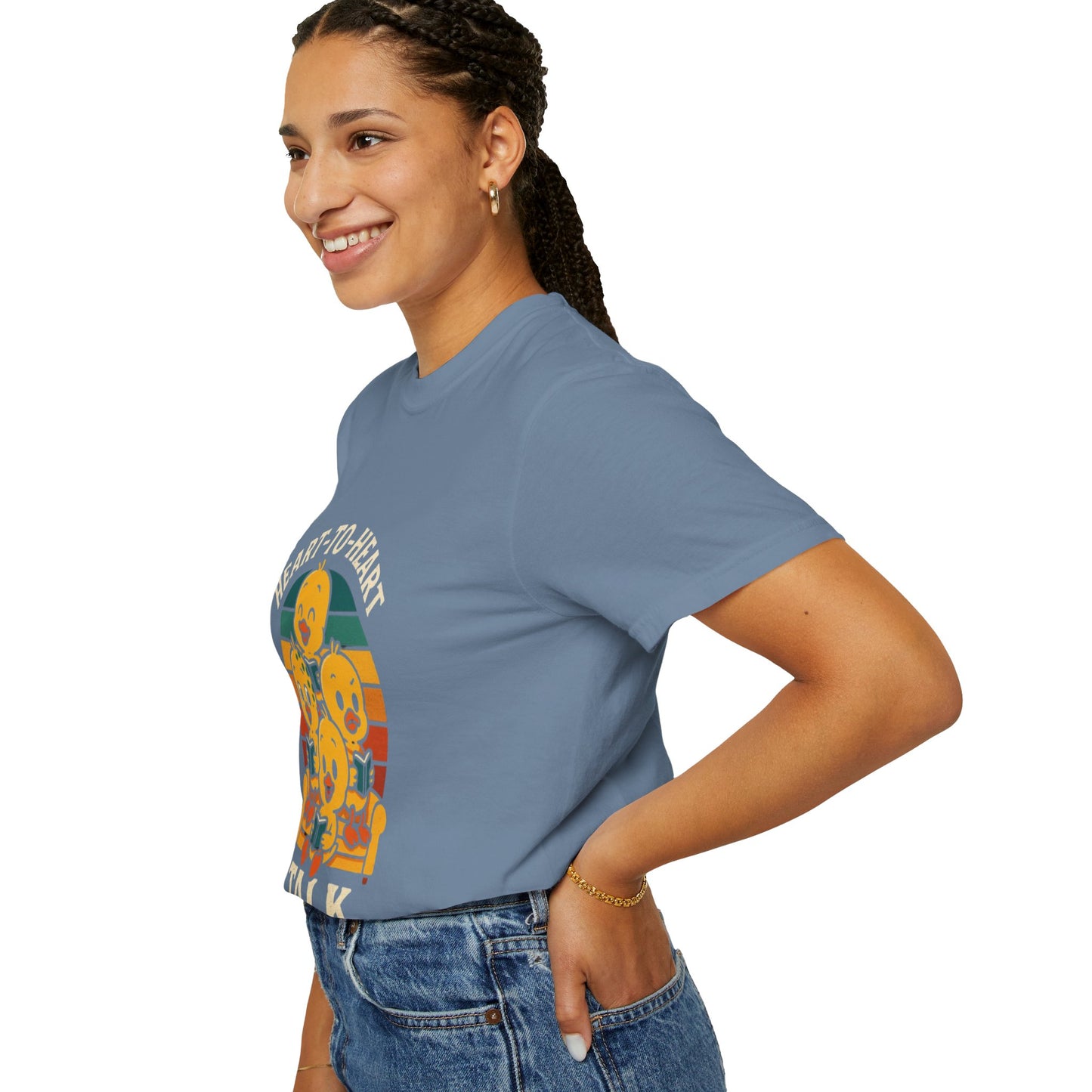 Unisex Garment-Dyed T-Shirt -Heart-to-Heart Talk