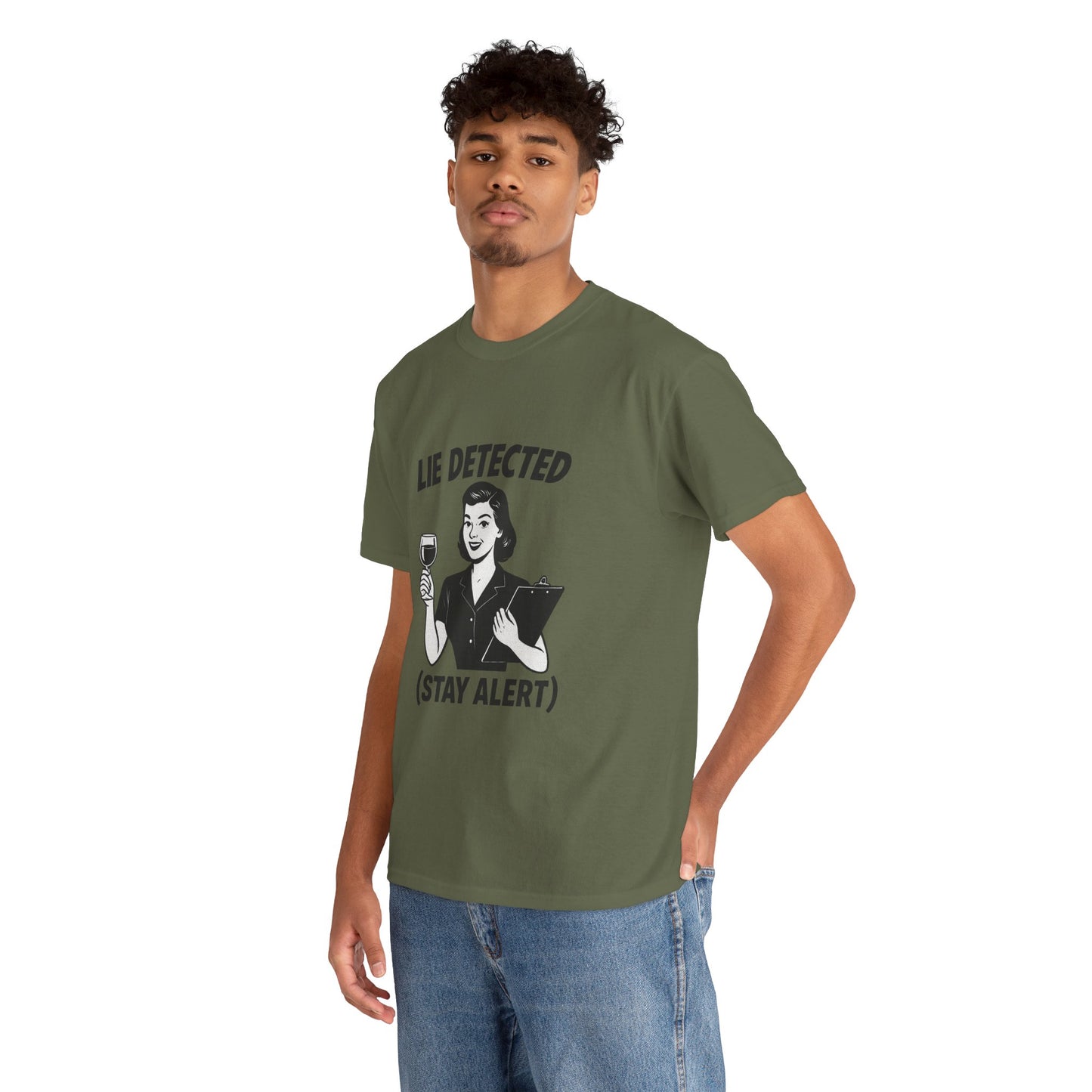 Funny Lie Detected Unisex Tee