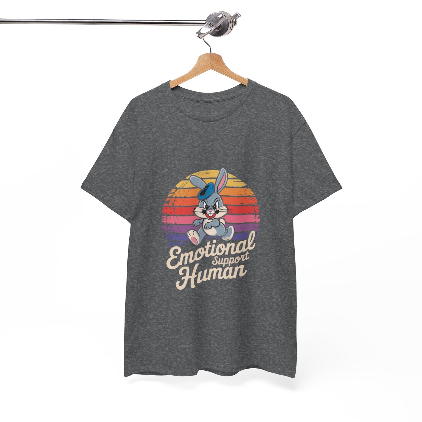 Unisex Heavy Cotton T-Shirt -Emotional Support Human Tee