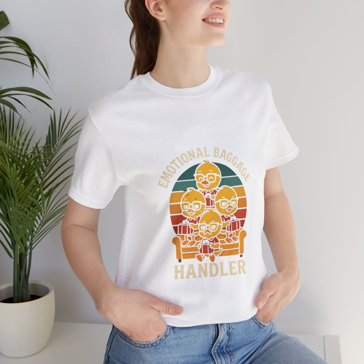 Unisex Jersey Short Sleeve T-Shirt - Emotional Baggage Handler