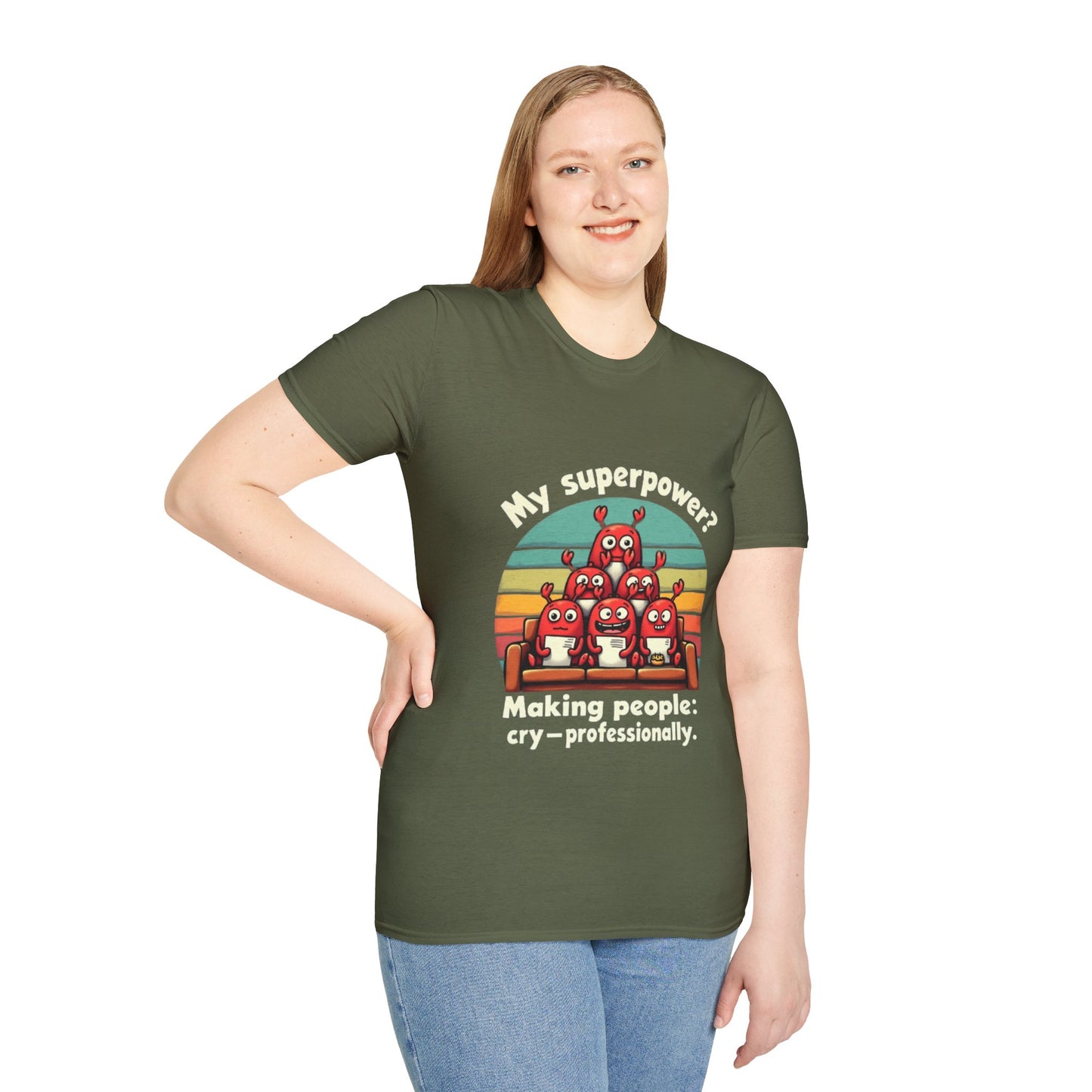 Funny Unisex Softstyle Tee -My Superpower