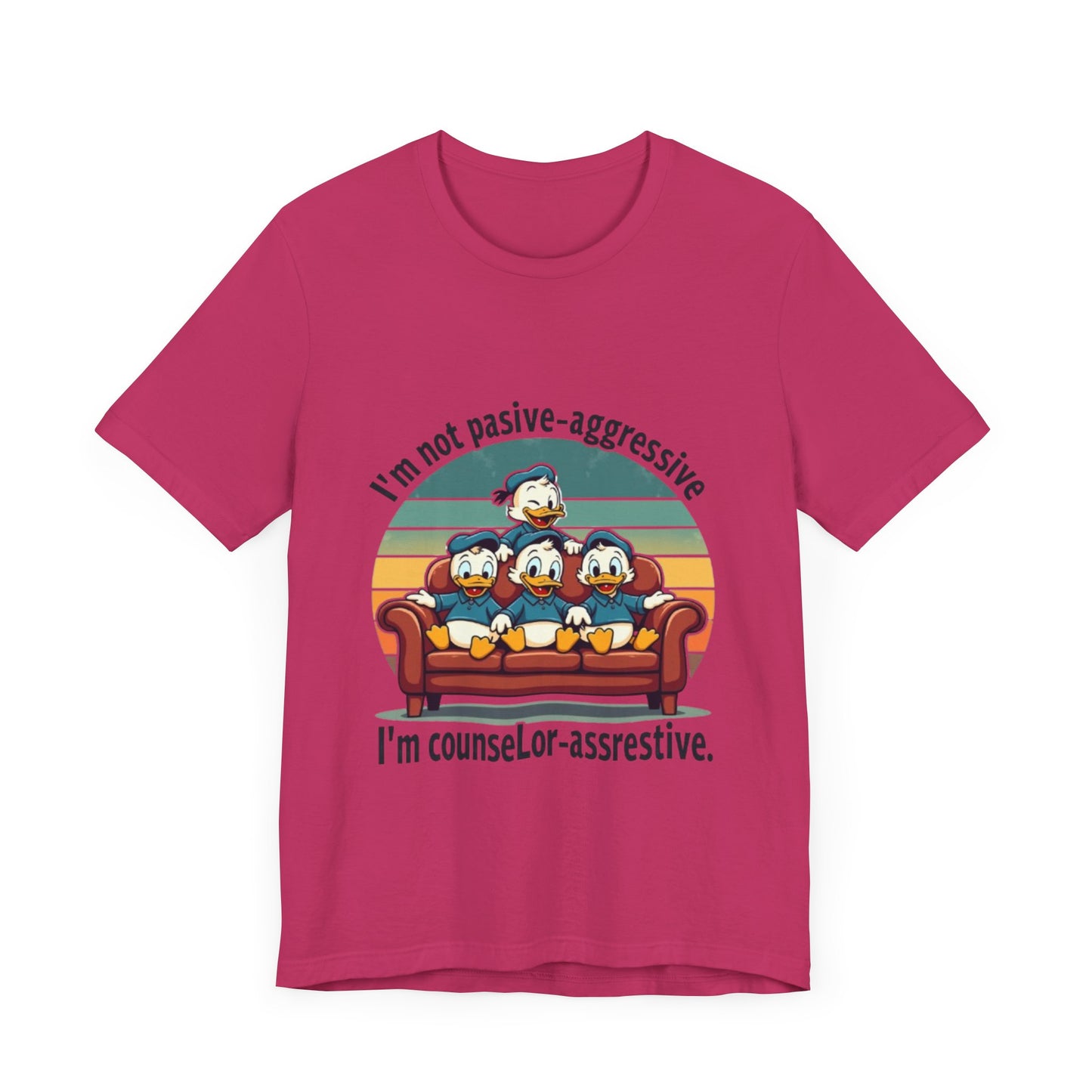 Unisex Jersey Short Sleeve T-Shirt -Funny Counsel-Assertive Tee