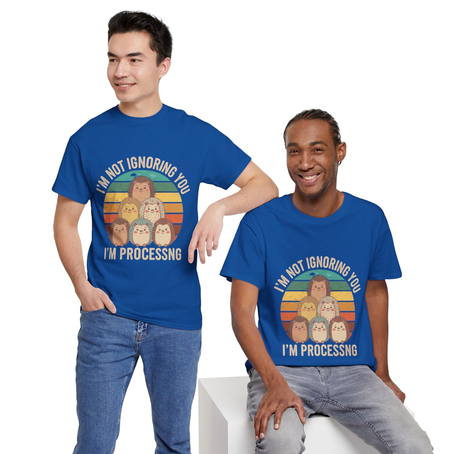 Funny Psychology Unisex Tee - 'I'm Not Ignoring You, I'm Processing'