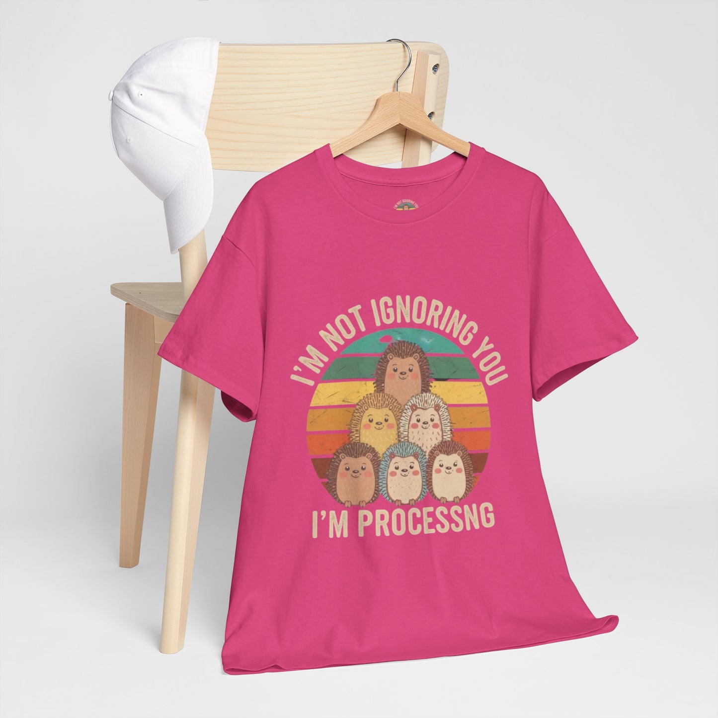 Funny Psychology Unisex Tee - 'I'm Not Ignoring You, I'm Processing'