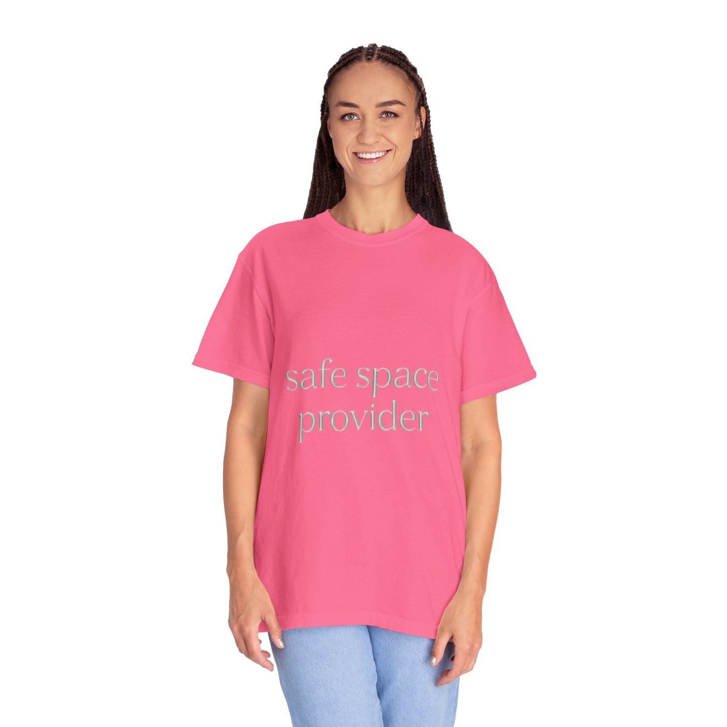 Unisex Garment-Dyed T-shirt -Safe Space Provider