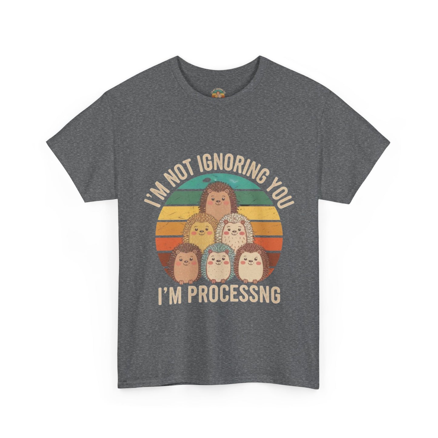 Funny Psychology Unisex Tee - 'I'm Not Ignoring You, I'm Processing'