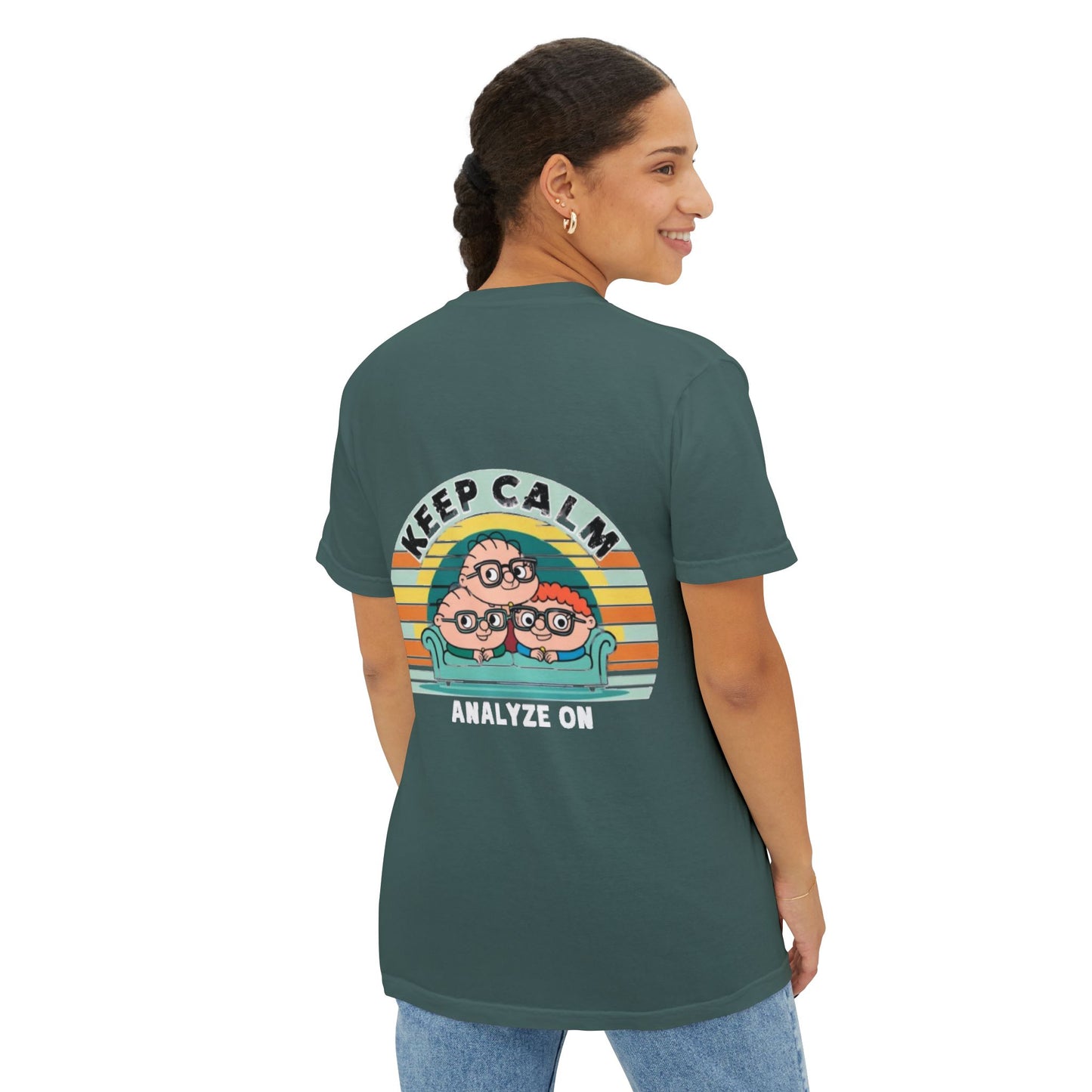 Pocket T-Shirt - Keep Calm Analyze On