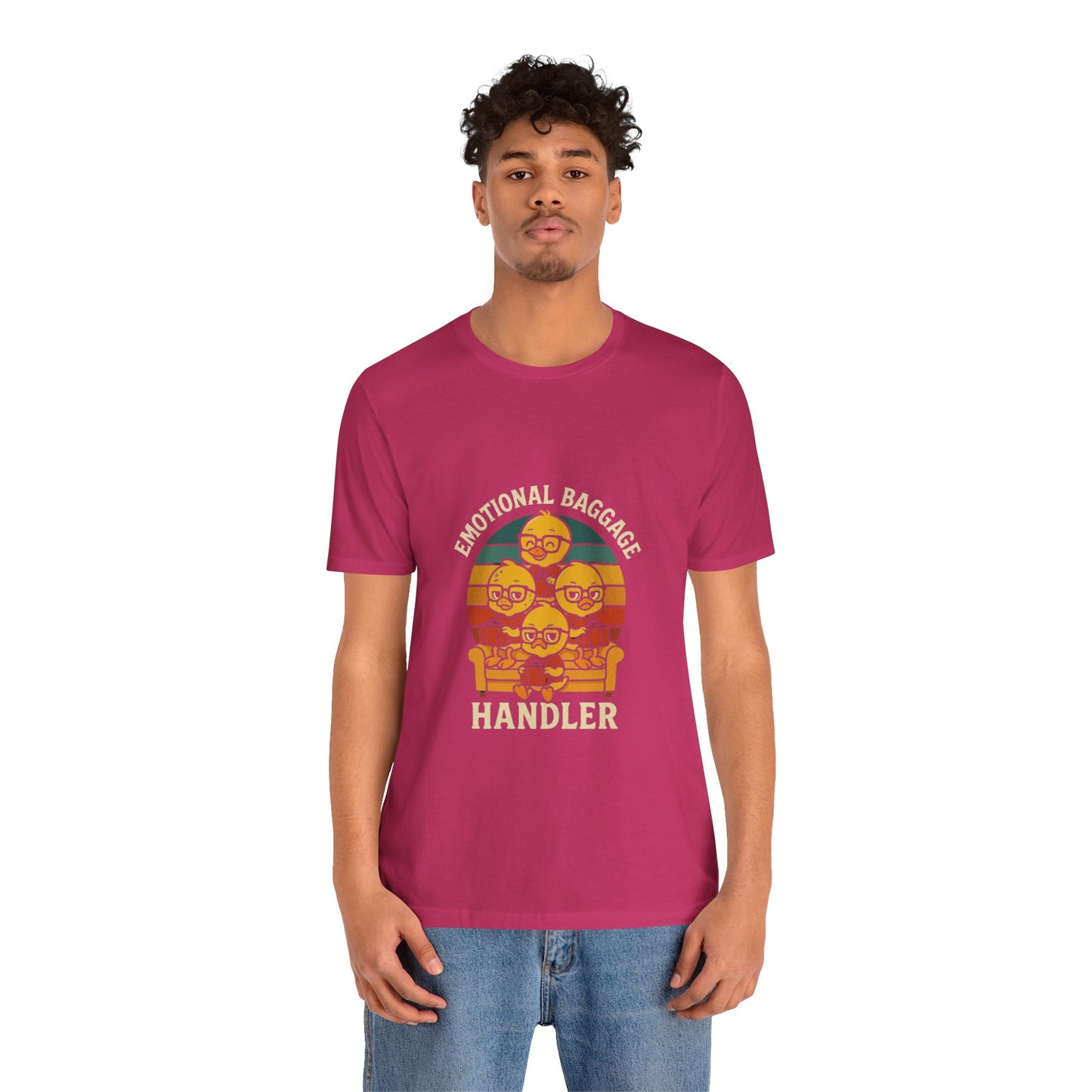 Unisex Jersey Short Sleeve T-Shirt - Emotional Baggage Handler