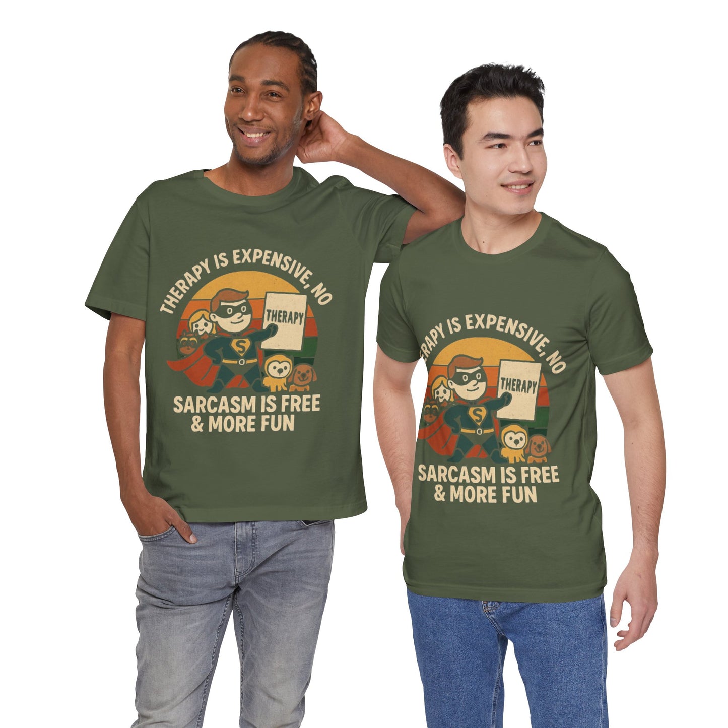 Therapy Humor Tee | Unisex Jersey Short Sleeve Tee, Mental Health Awareness