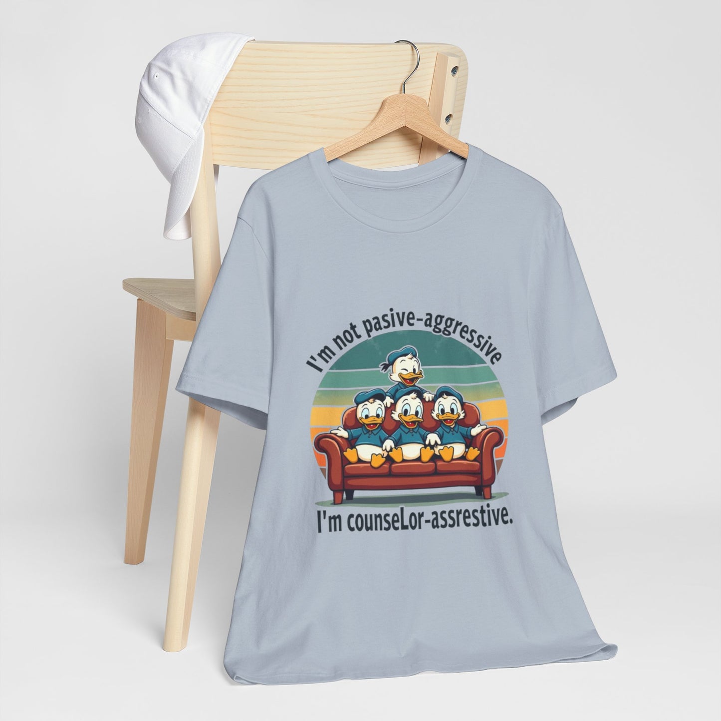 Unisex Jersey Short Sleeve T-Shirt -Funny Counsel-Assertive Tee
