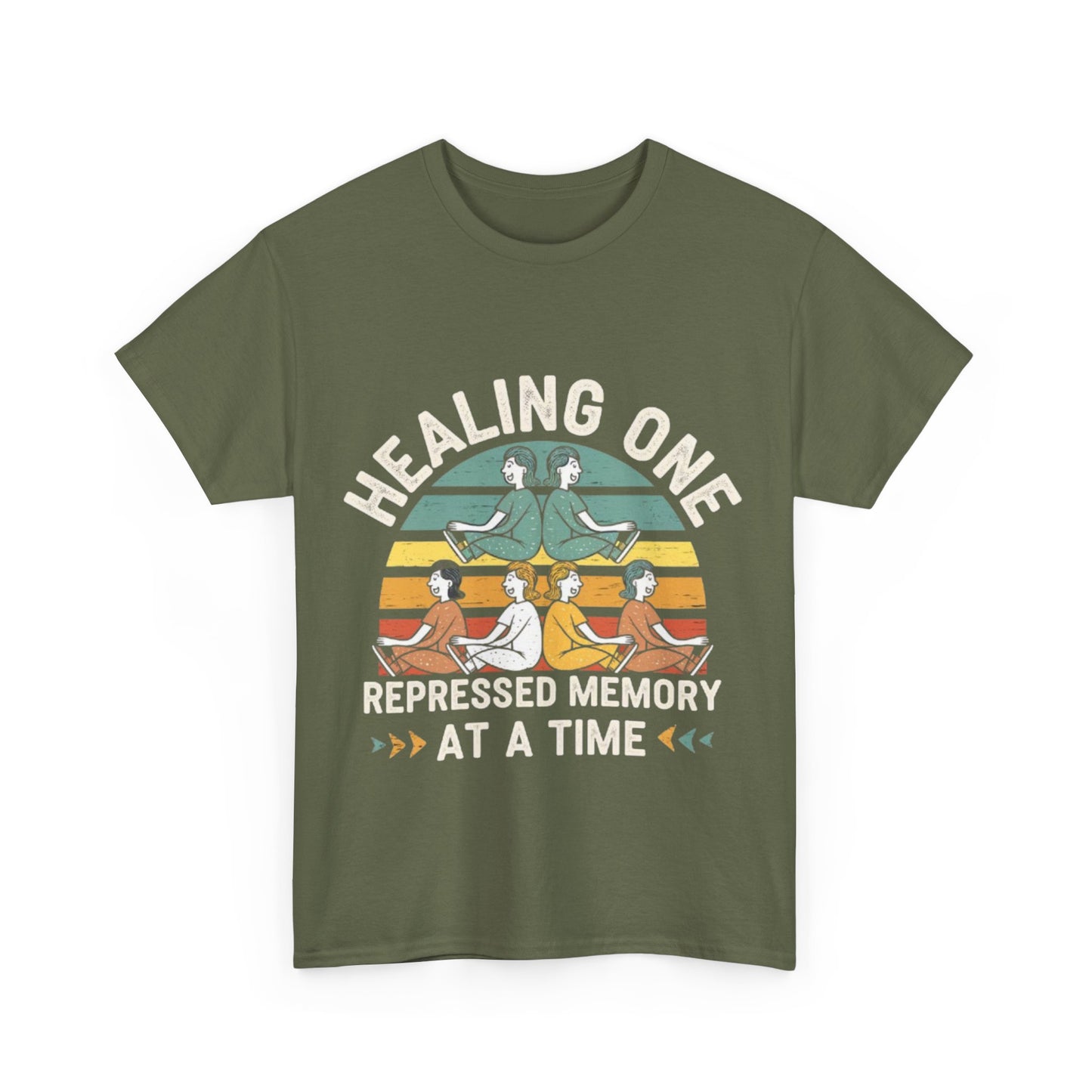 Unisex Heavy Cotton Tee -Healing repressed memories one at a time
