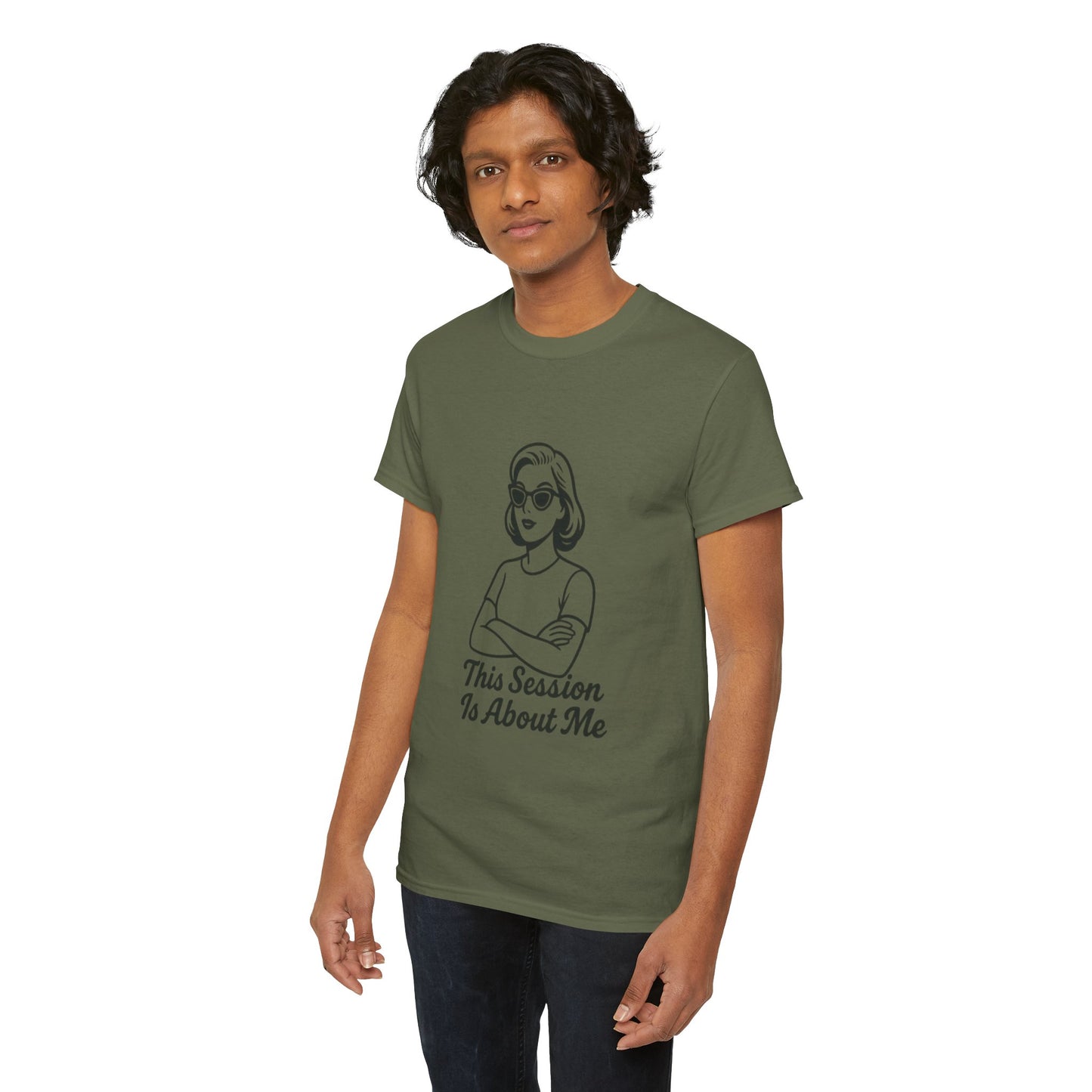 Empowered Statement Tee - This Session Is About Me