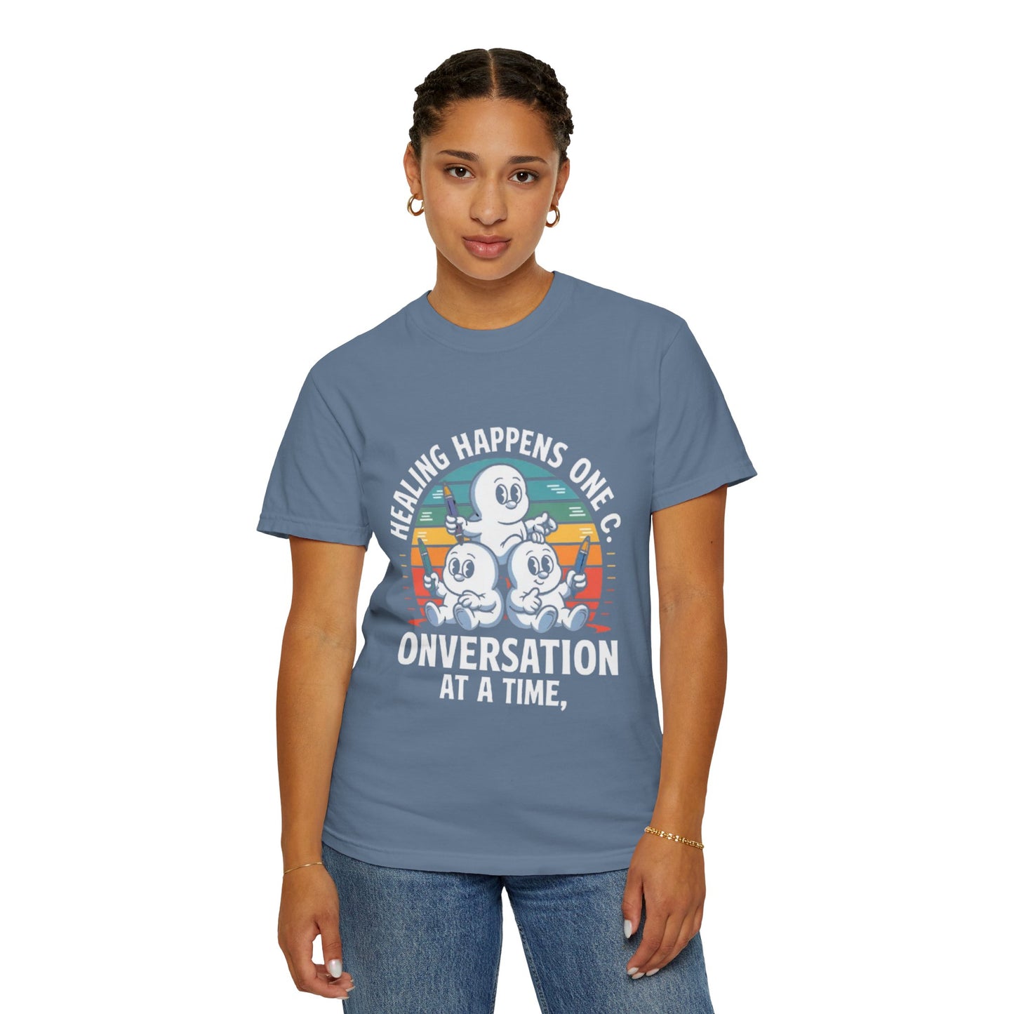 Unisex Garment-Dyed T-shirt - Healing Happens