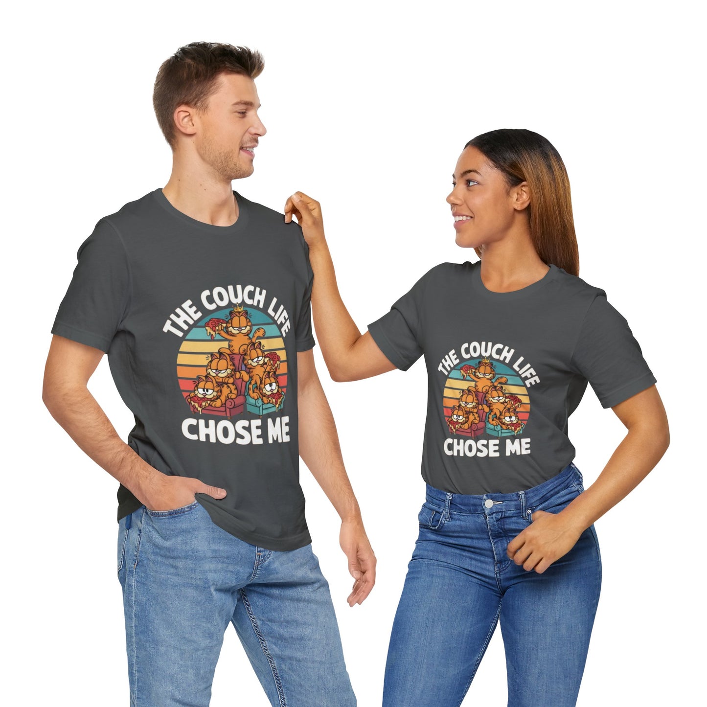 Vintage Unisex Tee - The Couch Life Chose Me