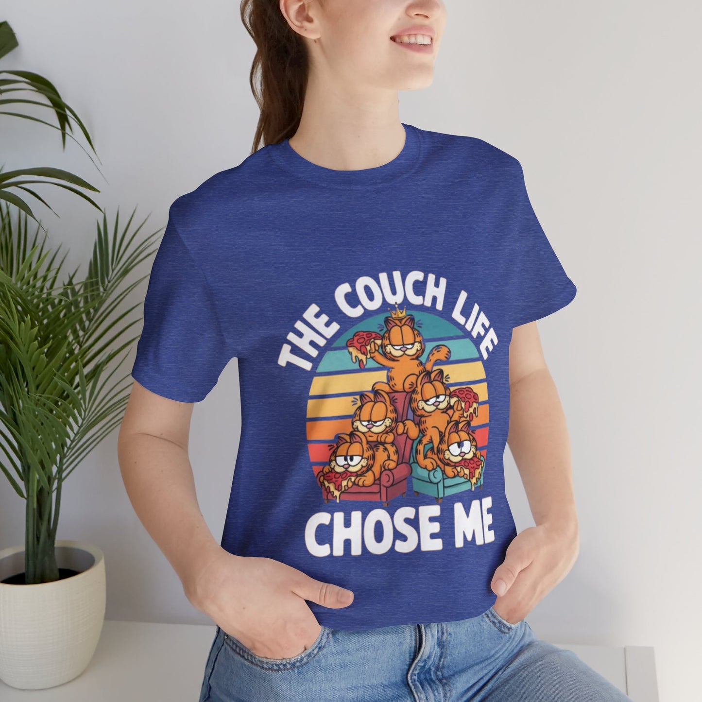 Vintage Unisex Tee - The Couch Life Chose Me