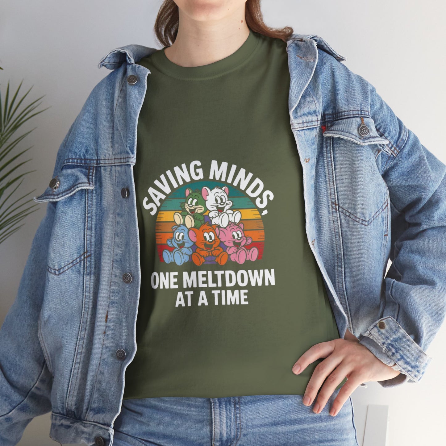 Unisex Heavy Cotton Tee - Saving Minds