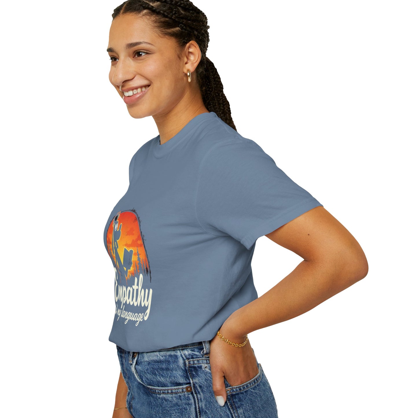 Unisex Garment-Dyed Tee -Empathy is My Language